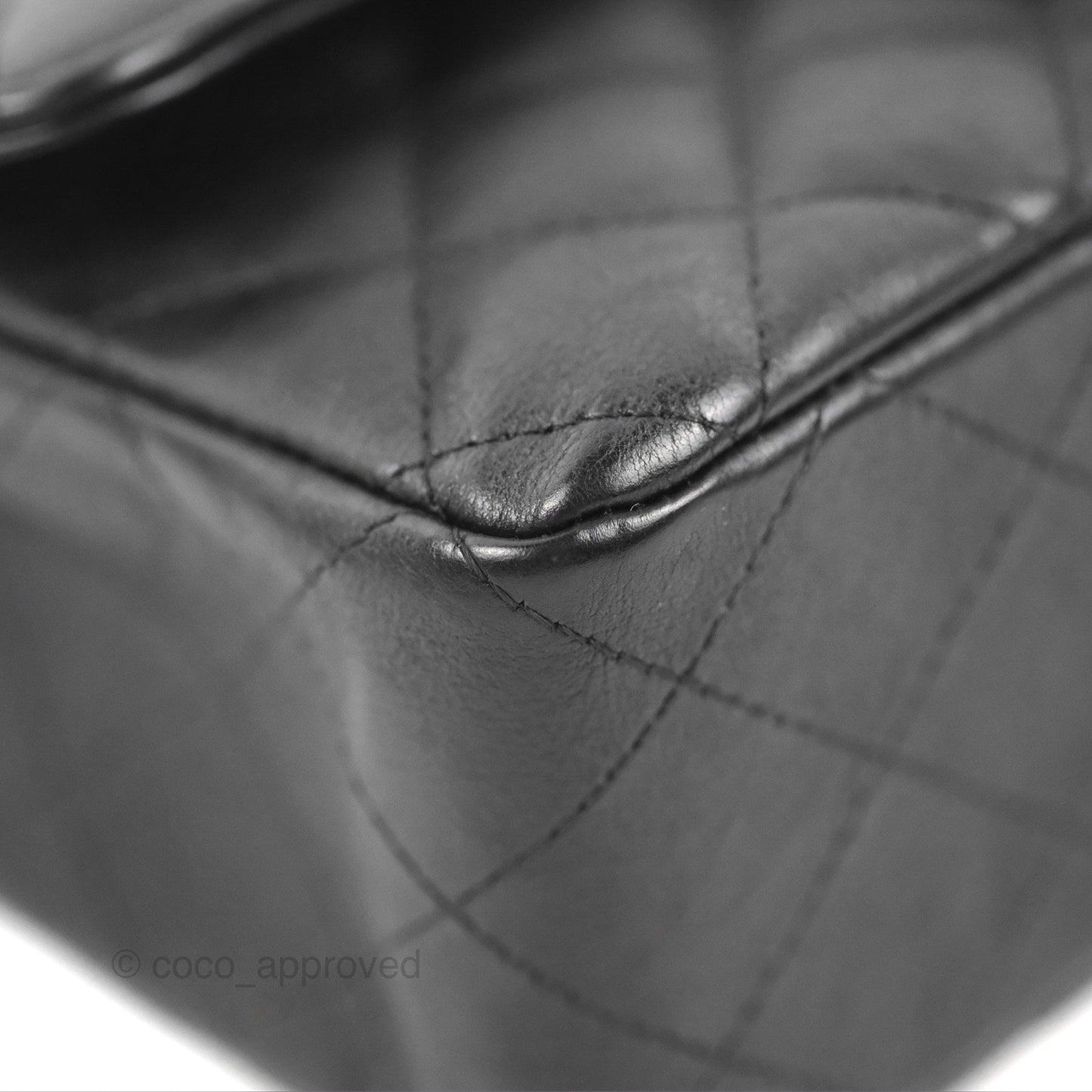 Chanel Quilted Mini Rectangular Flap So Black Crumpled Calfskin