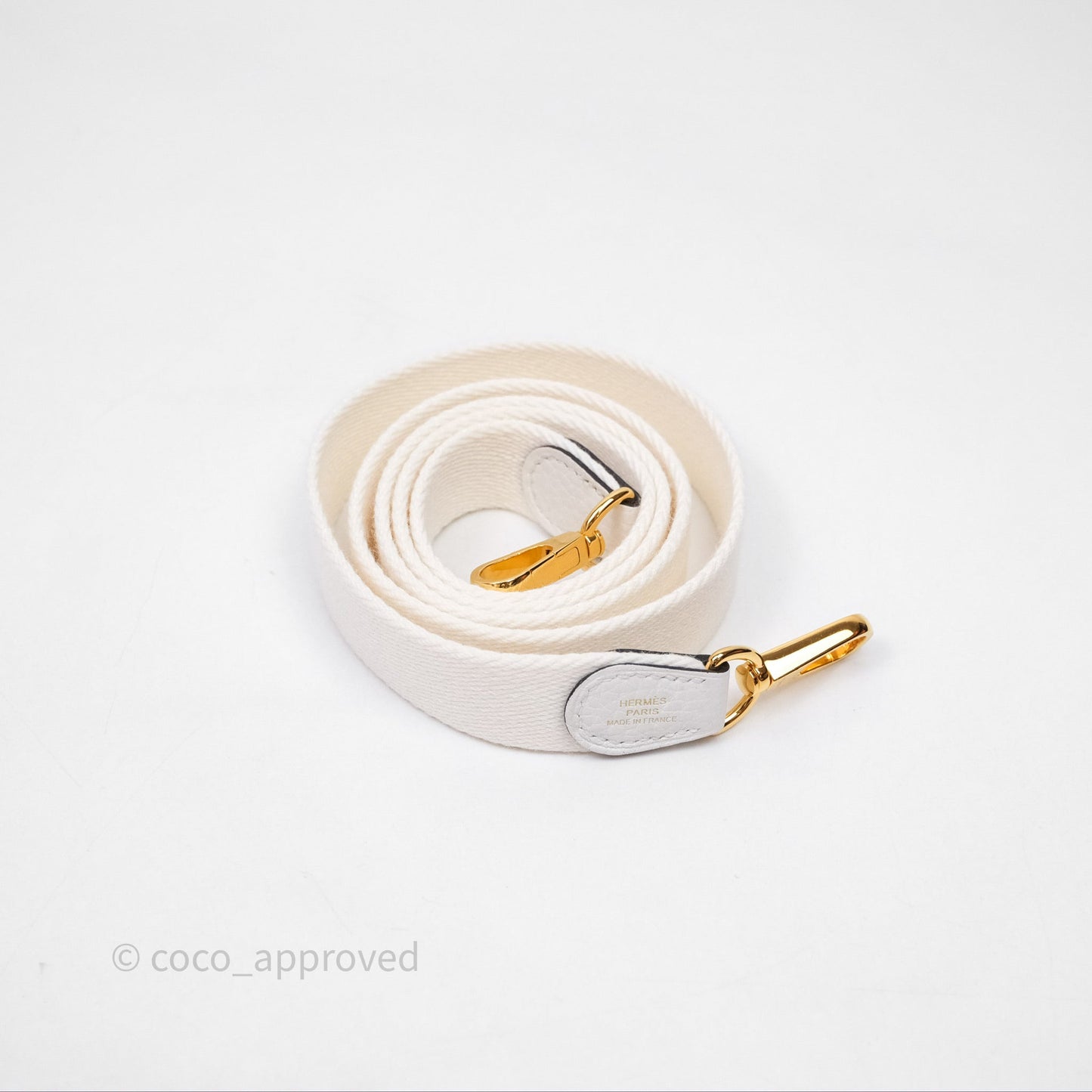 Hermès Mini Evelyne 16 New White 0U Clemence Gold Hardware