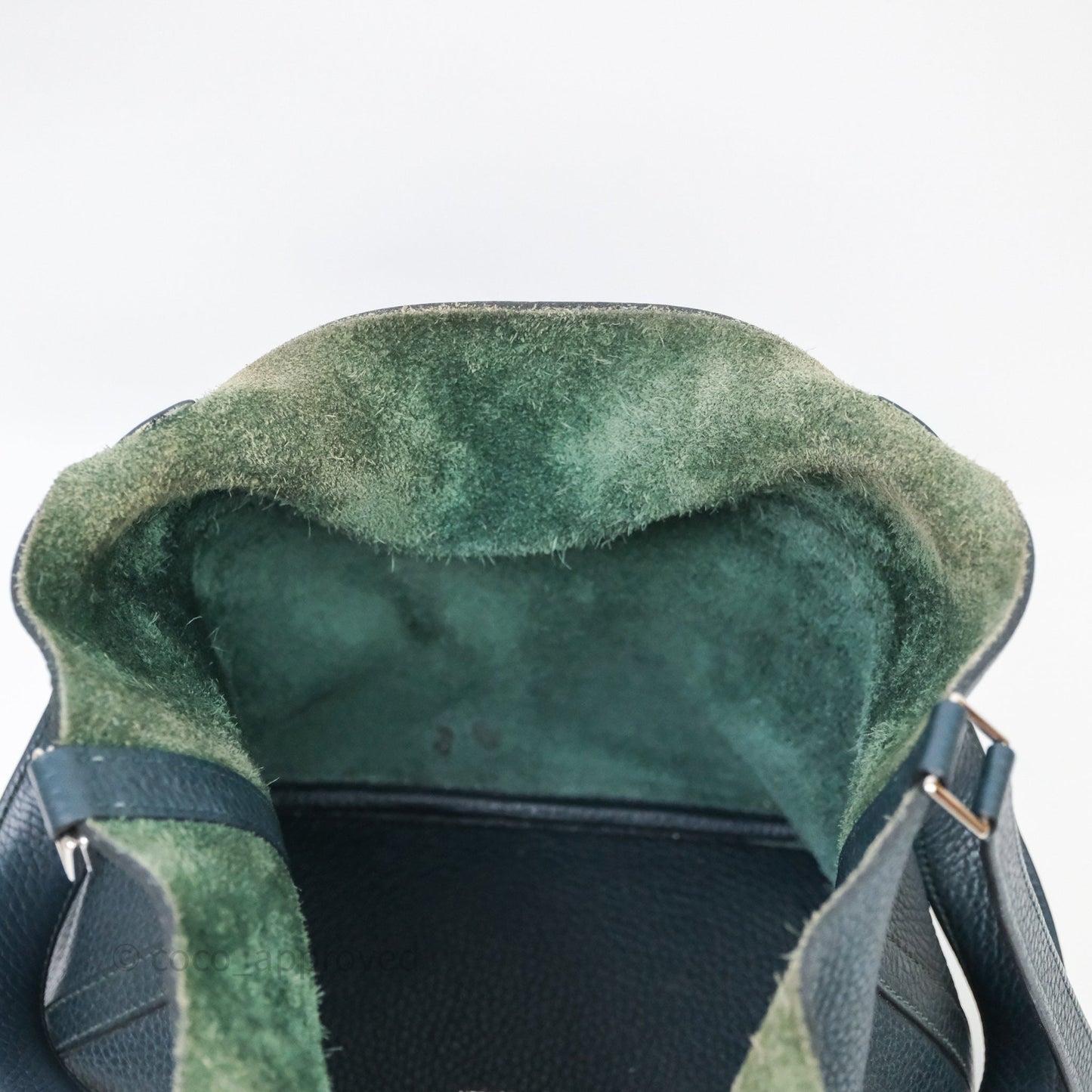 Hermès Picotin 22 Vert Cyprès 6O Clemence Palladium Hardware