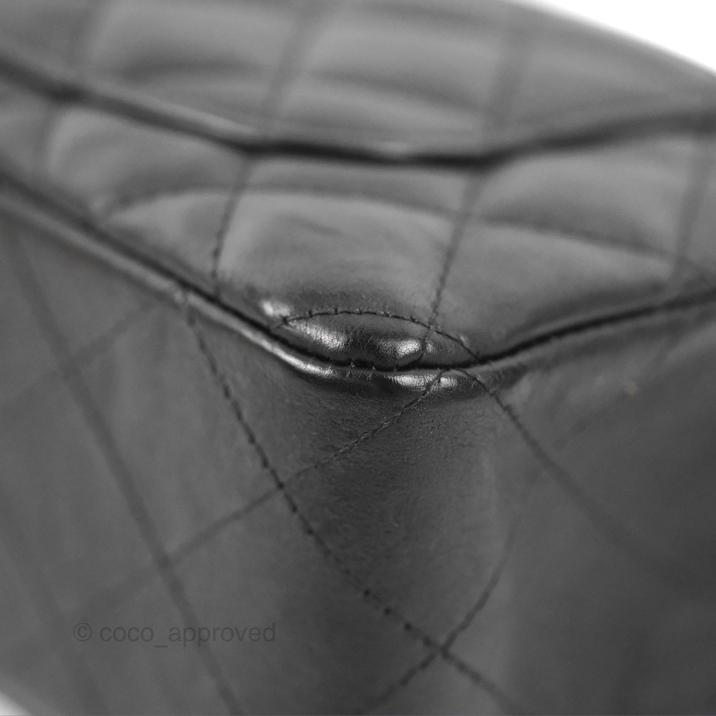 Chanel Quilted Mini Rectangular Flap So Black Crumpled Calfskin