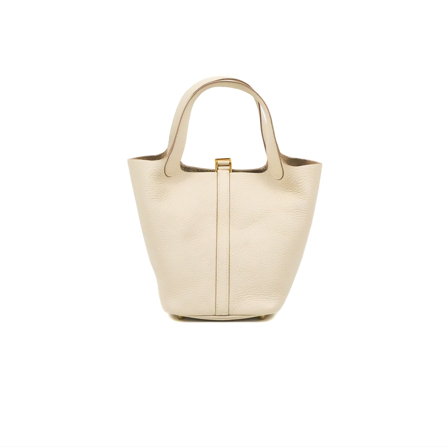 Hermès Picotin Lock 18 Craie Taurillon Clemence Gold Hardware