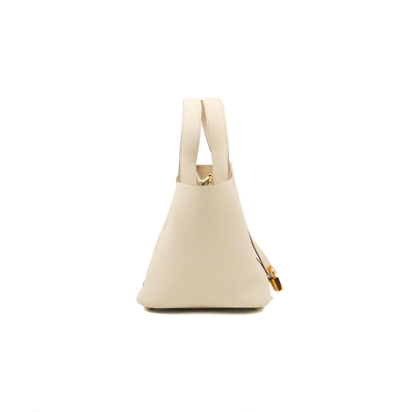 Hermès Picotin Lock 18 Craie Taurillon Clemence Gold Hardware