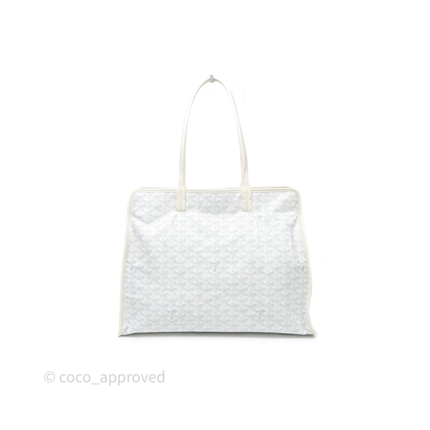 Goyard Goyardine White Sac Hardy PM