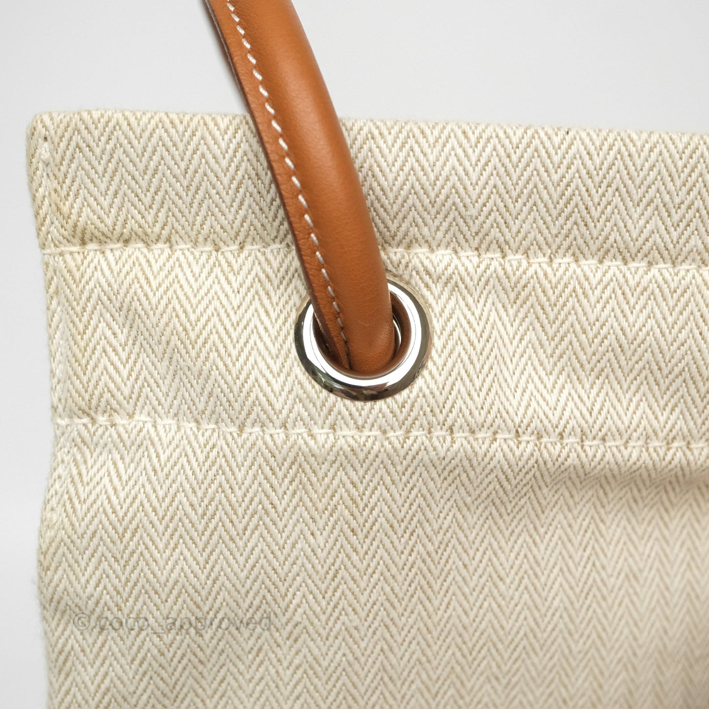 Hermès Aline Canvas Tote Bag
