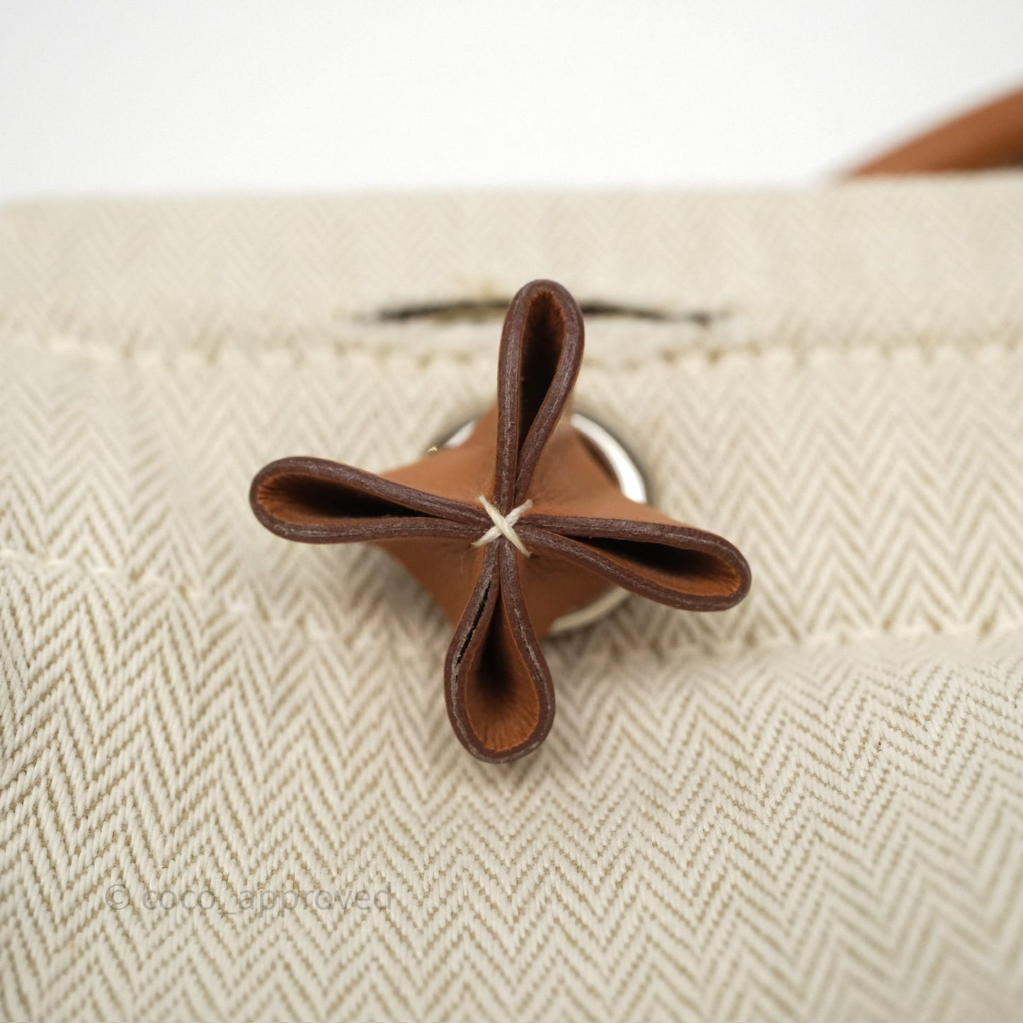 Hermès Aline Canvas Tote Bag