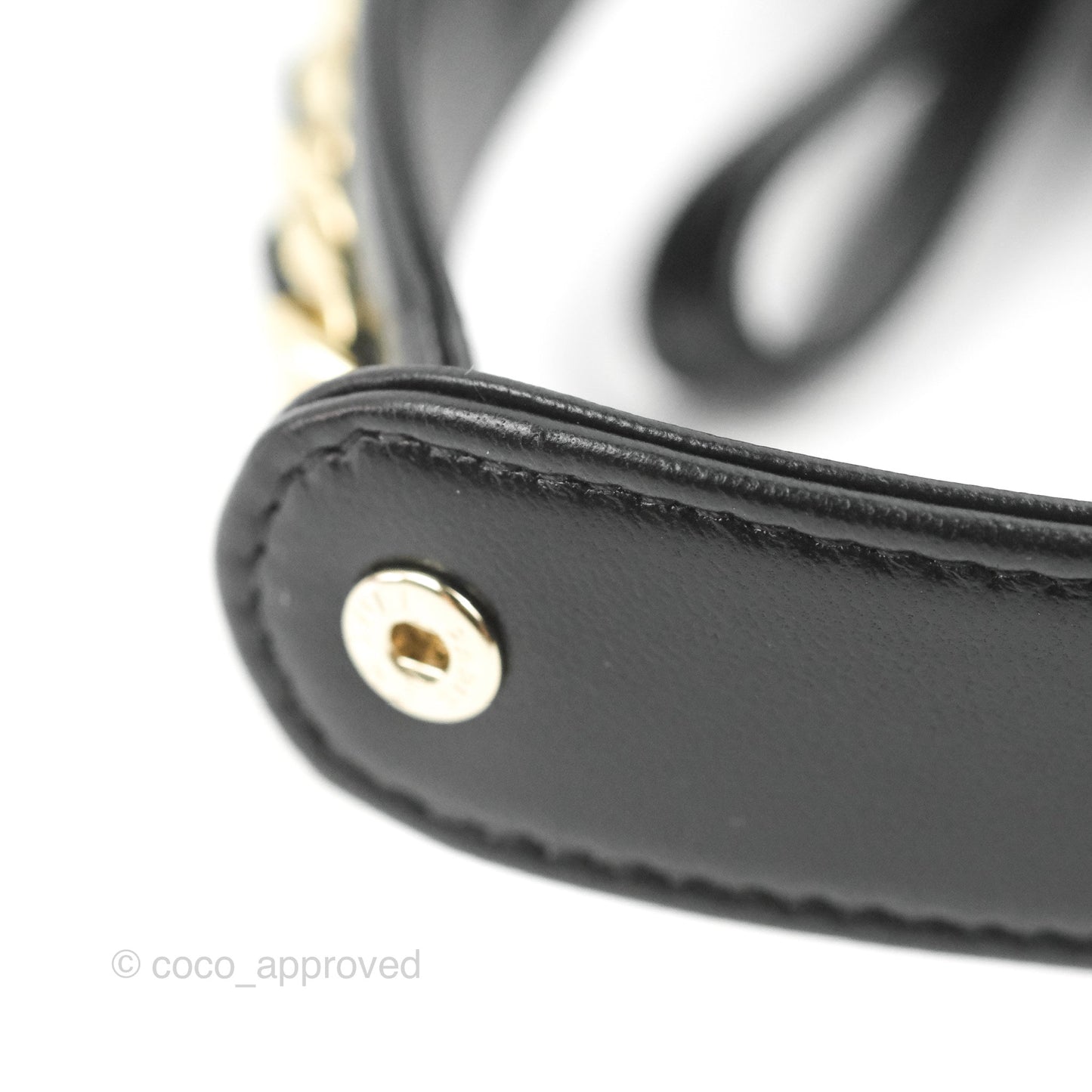 Chanel Quilted Chain Around Pouch Black Lambskin