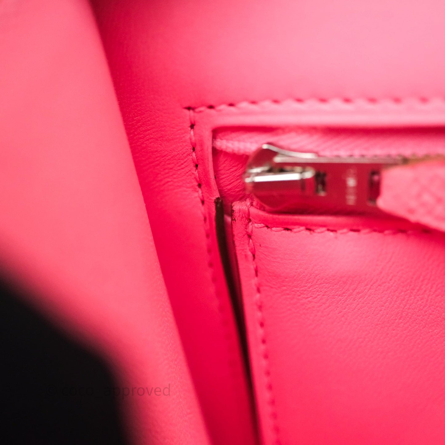 Hermès Constance 24 Rose Confetti Epsom Palladium Hardware