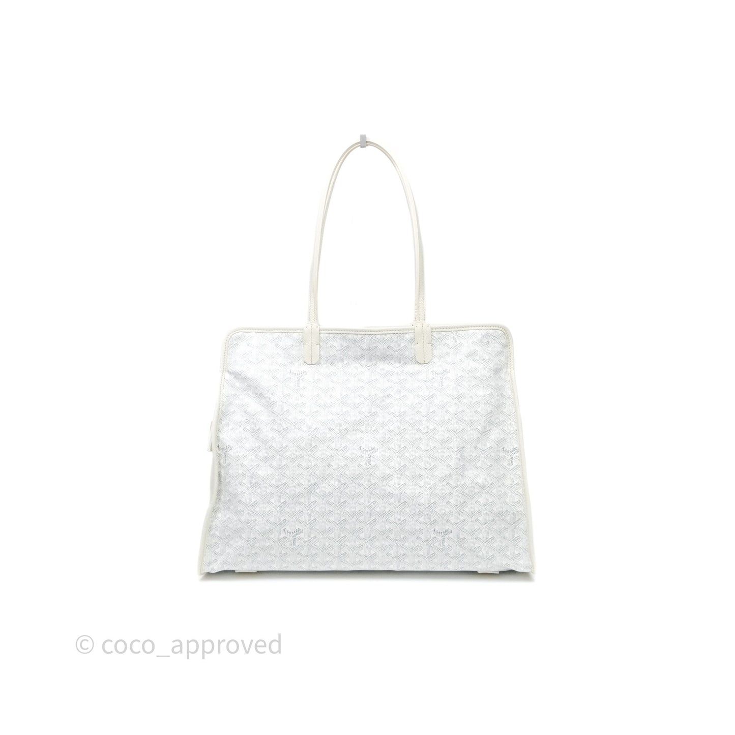 Goyard Goyardine White Sac Hardy PM