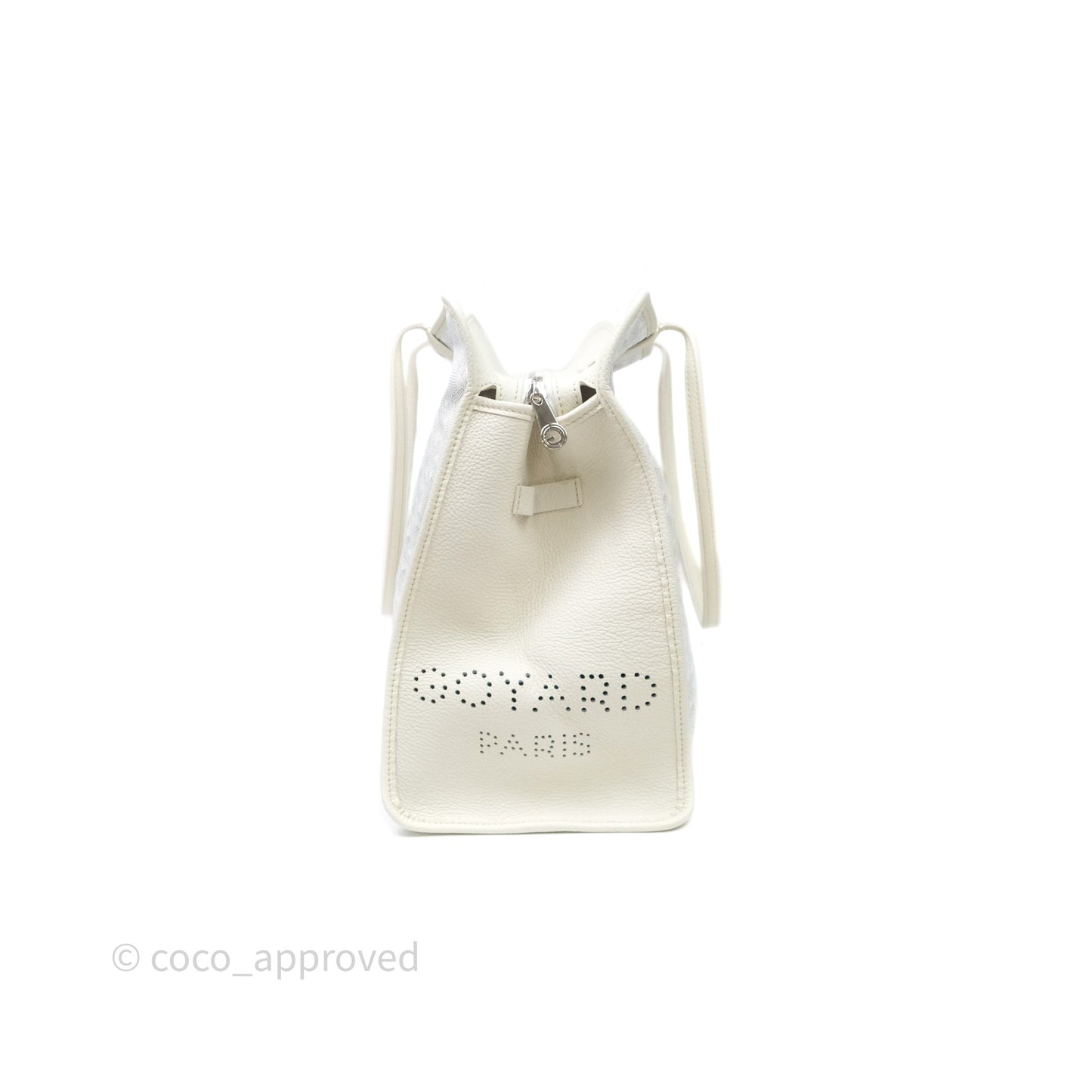 Goyard Goyardine White Sac Hardy PM