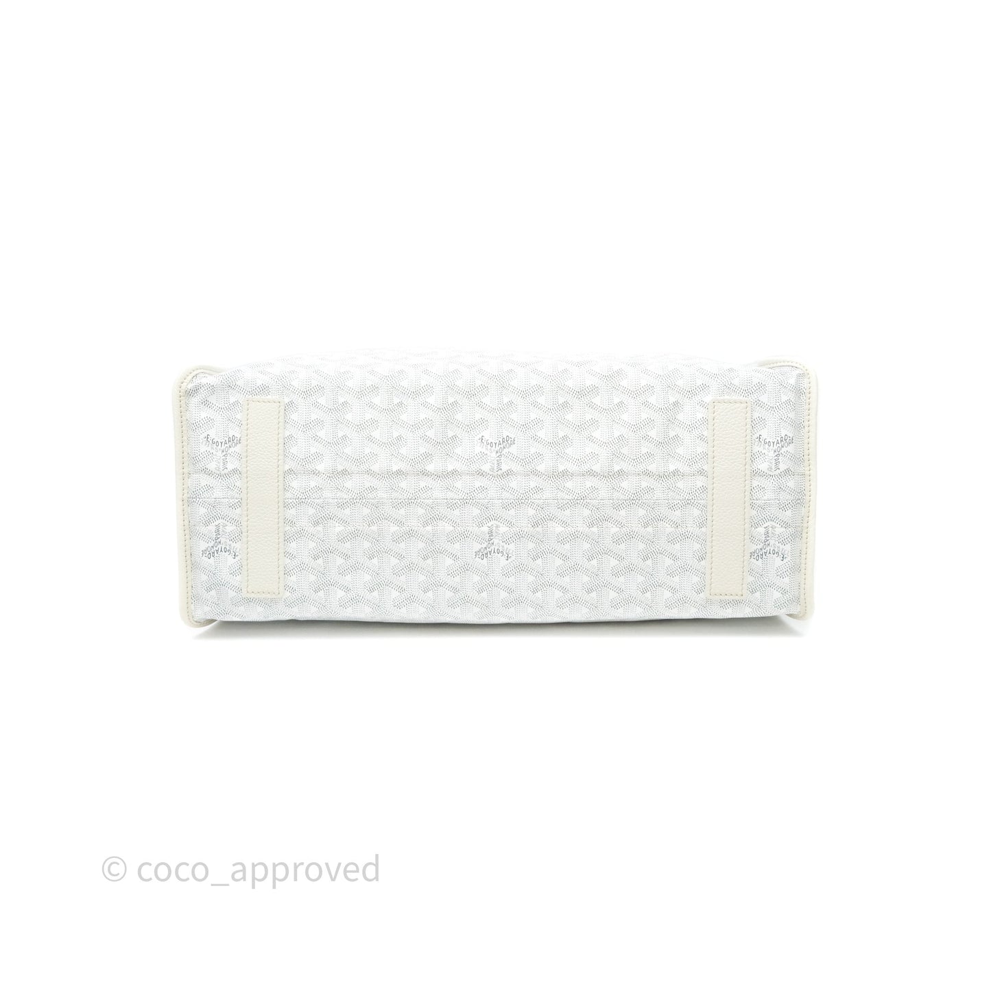 Goyard Goyardine White Sac Hardy PM