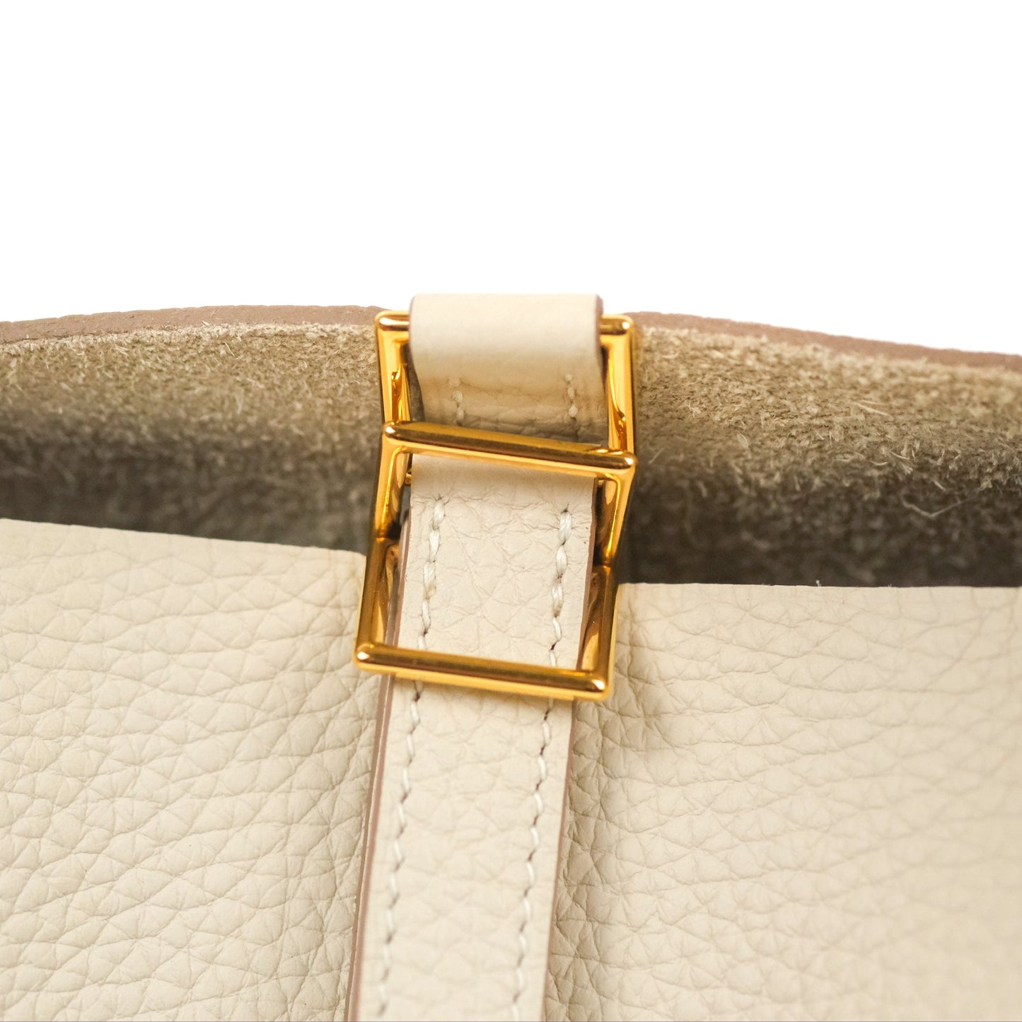 Hermès Picotin Lock 18 Craie Taurillon Clemence Gold Hardware