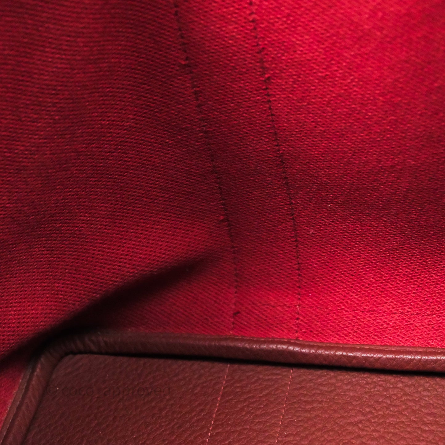 Hermes Garden Party 36 Ecru/ Rouge H 55 Palladium Hardware