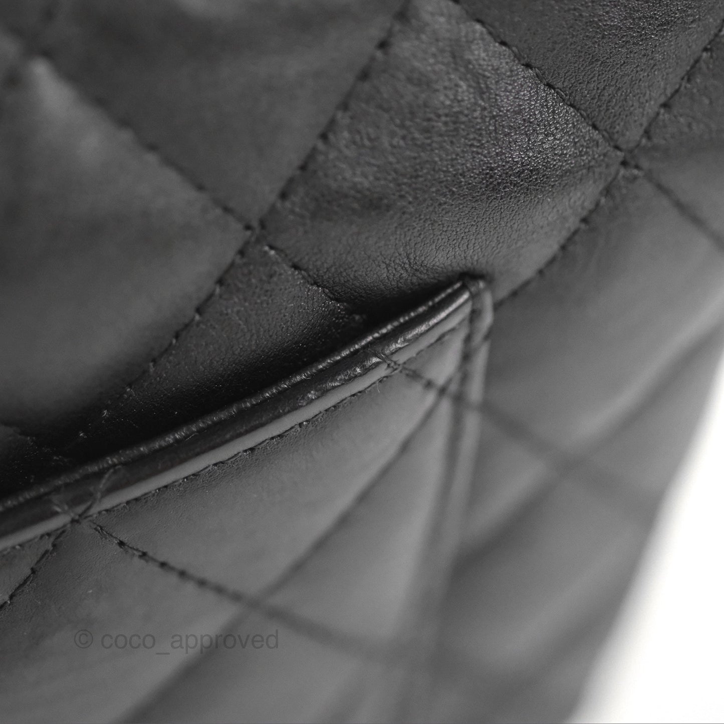 Chanel Quilted Mini Rectangular Flap So Black Crumpled Calfskin