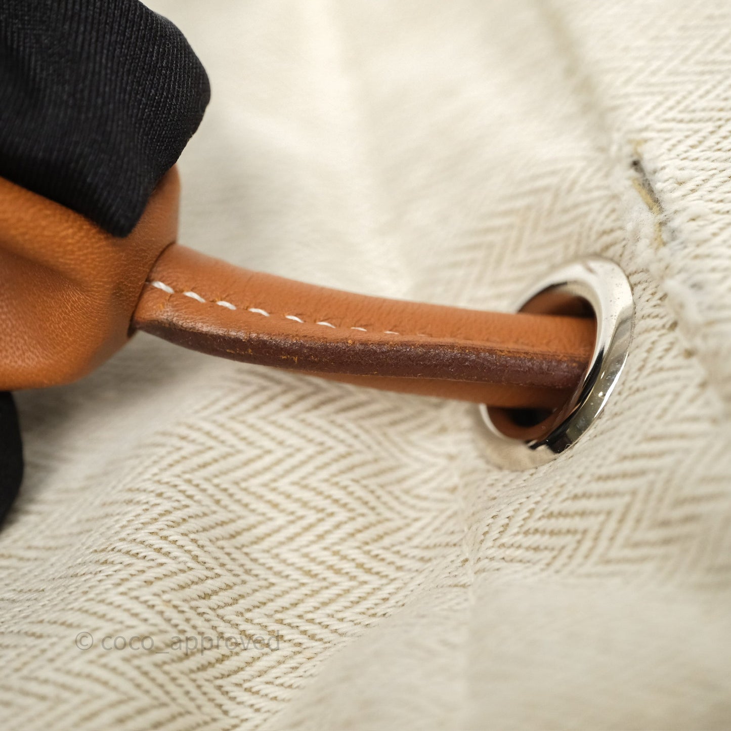 Hermès Aline Canvas Tote Bag