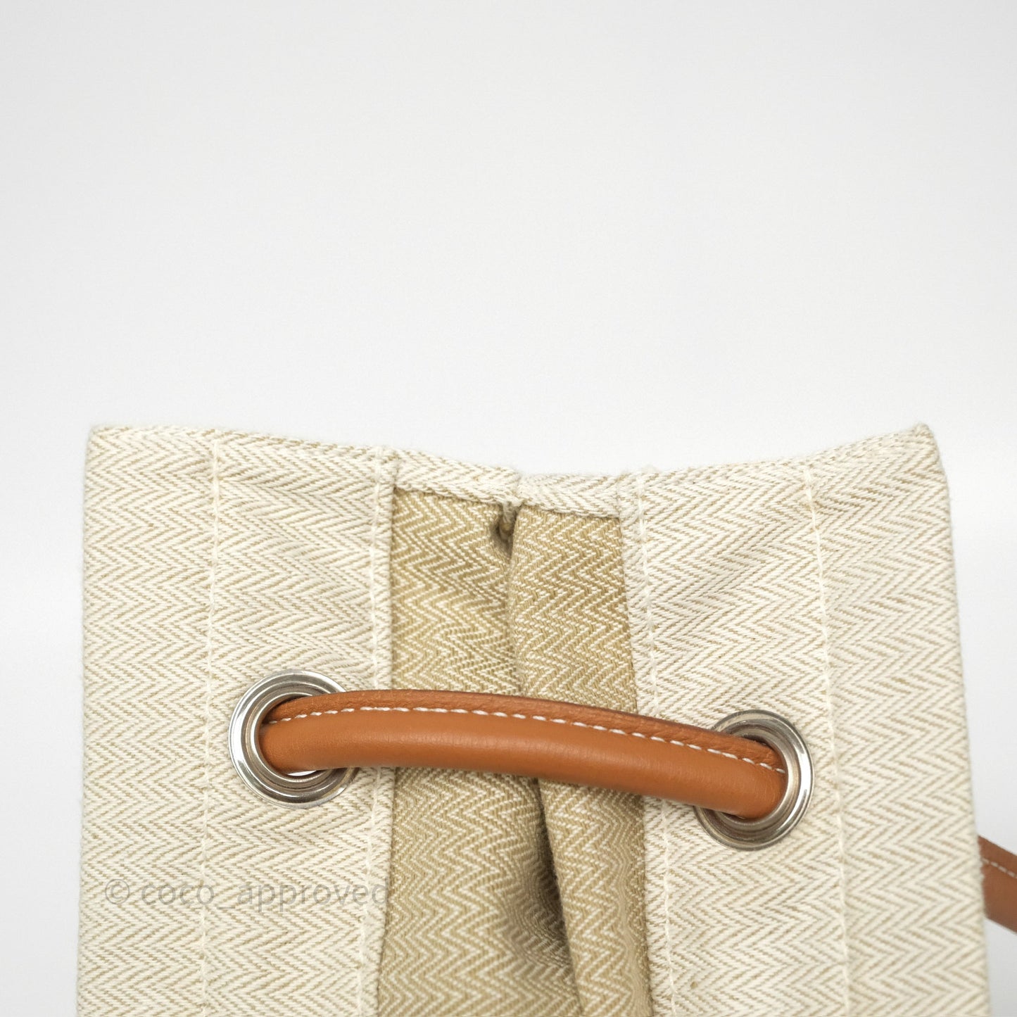 Hermès Aline Canvas Tote Bag