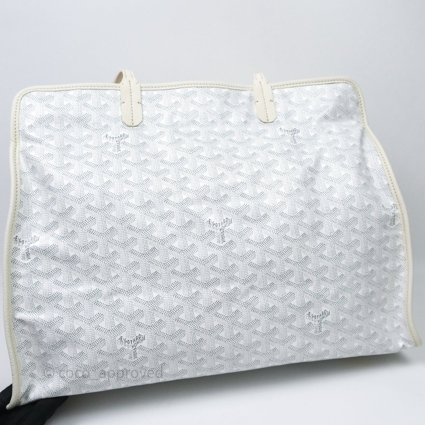Goyard Goyardine White Sac Hardy PM