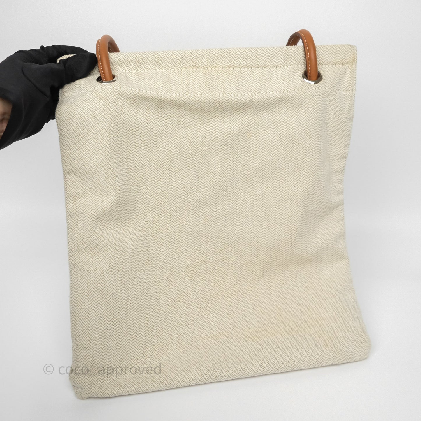 Hermès Aline Canvas Tote Bag