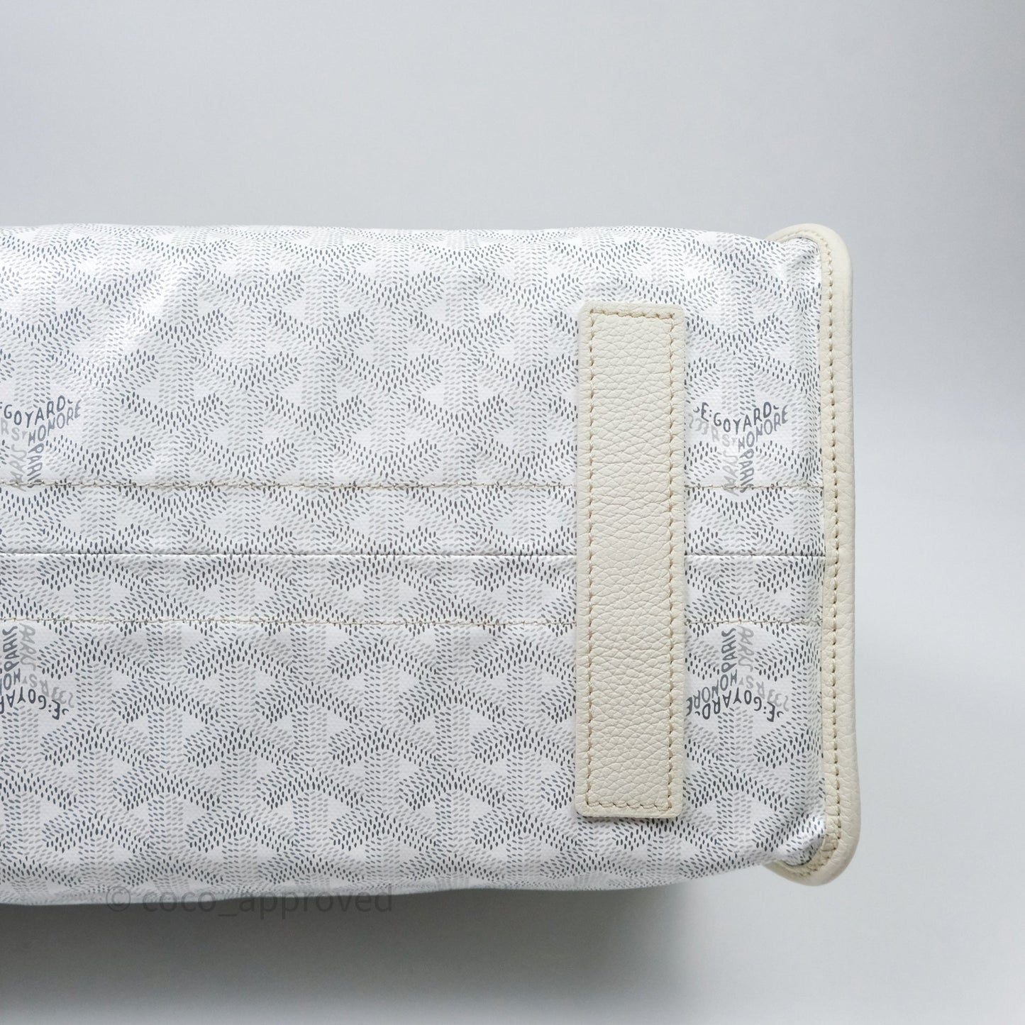 Goyard Goyardine White Sac Hardy PM