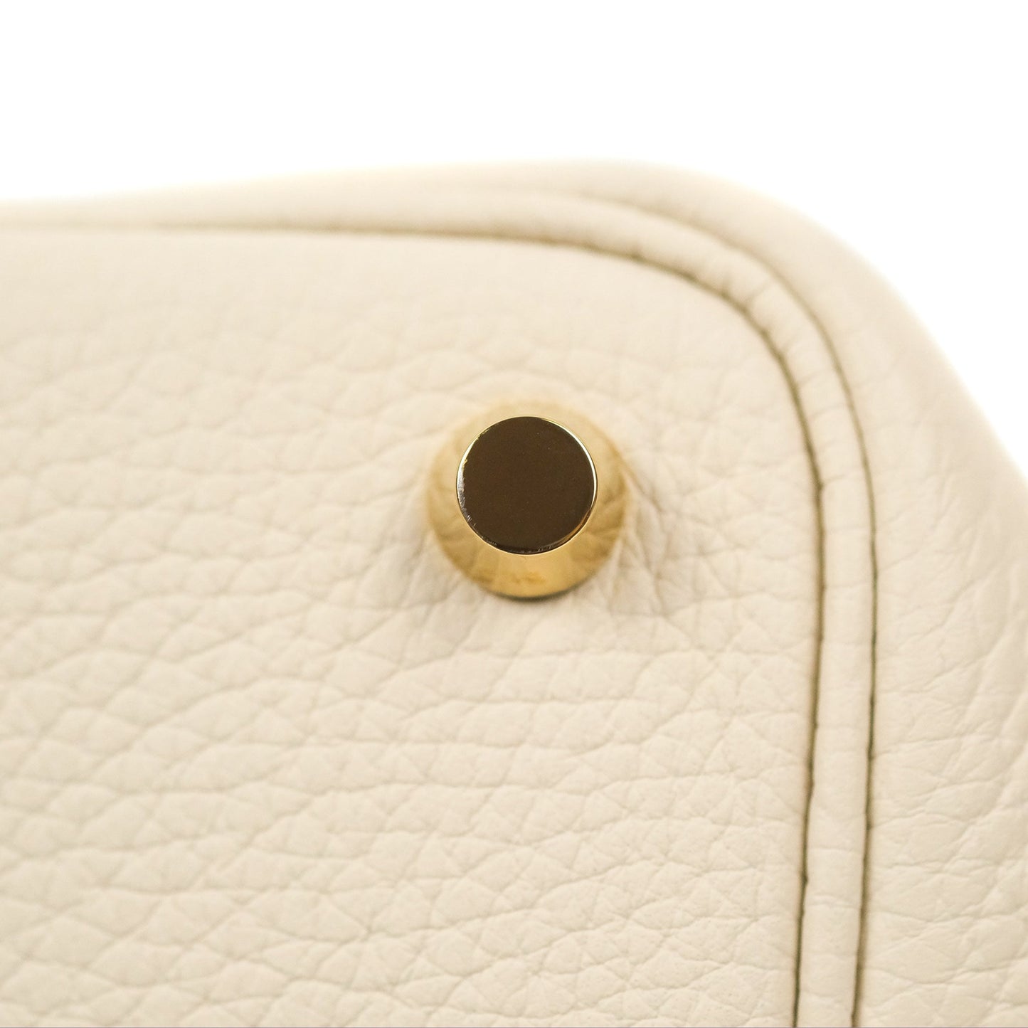 Hermès Picotin Lock 18 Craie Taurillon Clemence Gold Hardware