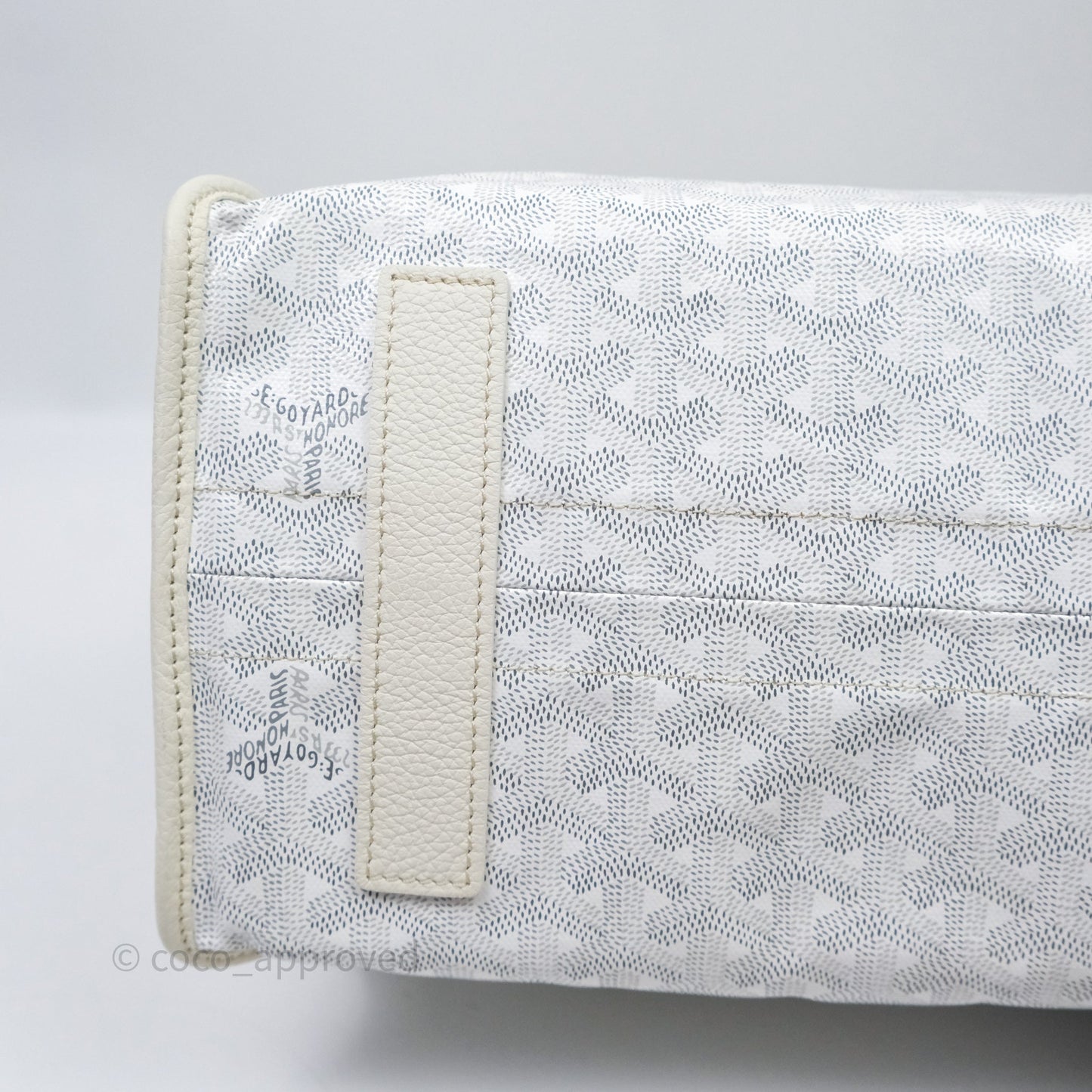 Goyard Goyardine White Sac Hardy PM