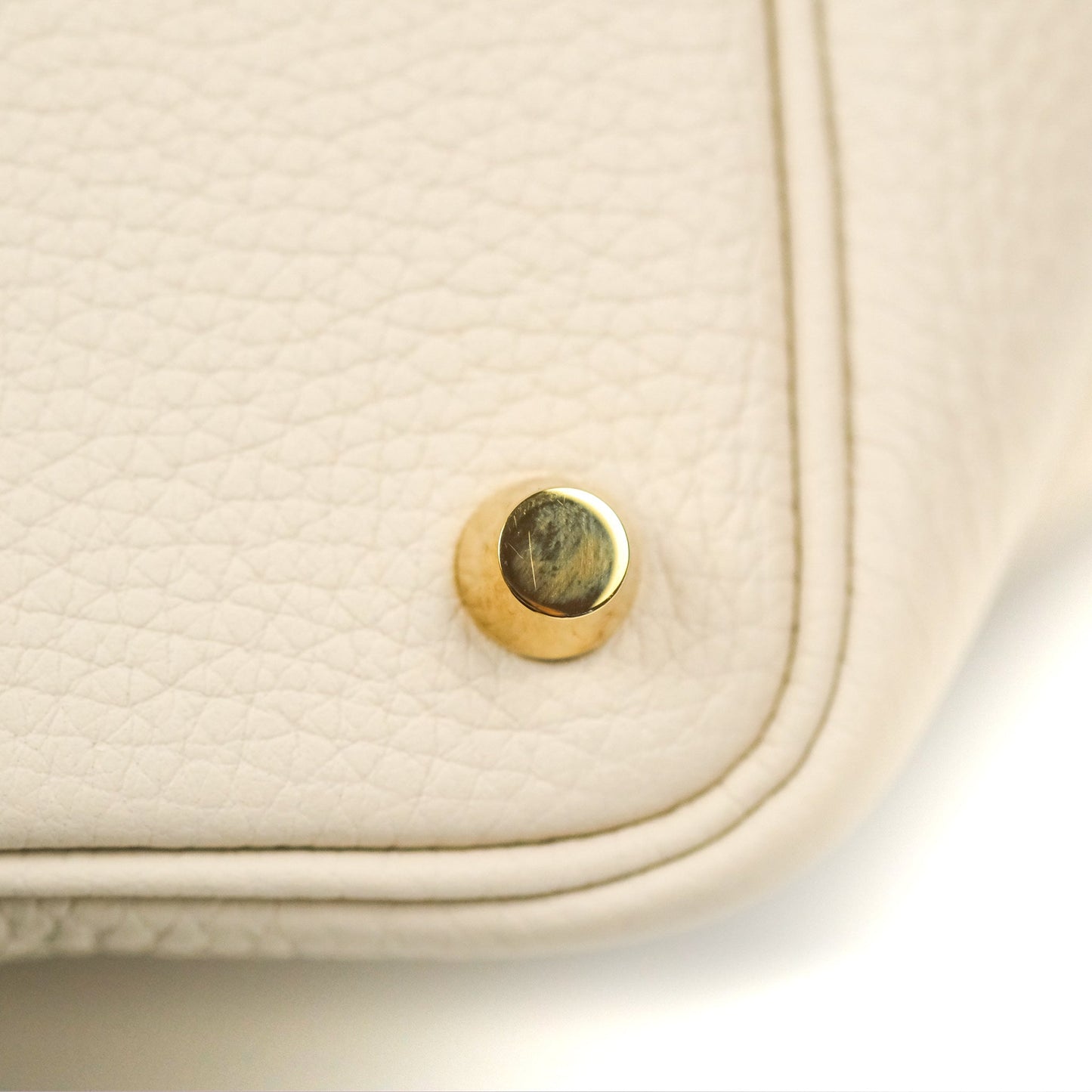 Hermès Picotin Lock 18 Craie Taurillon Clemence Gold Hardware
