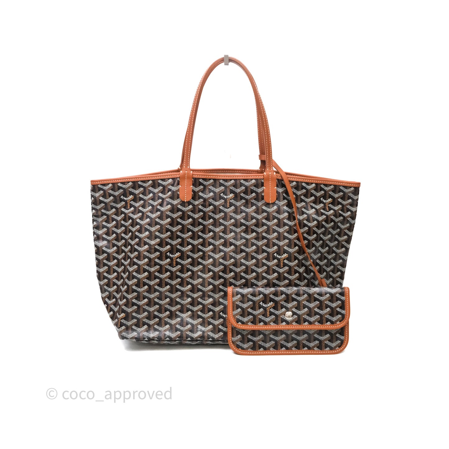 Goyard St Louis Tote PM Tan Black