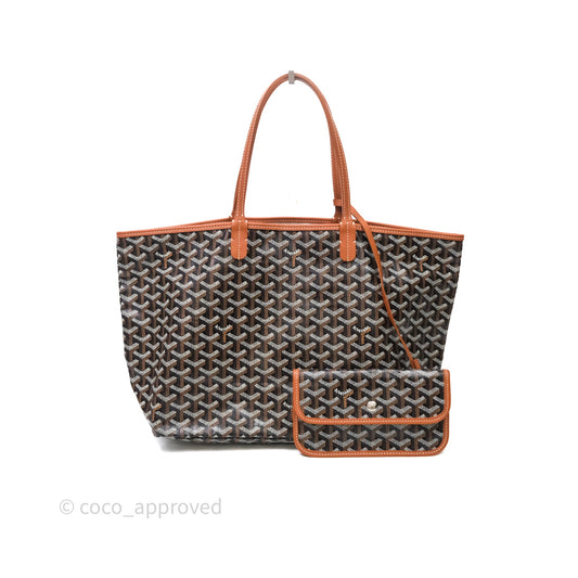 Goyard St Louis Tote PM Tan Black