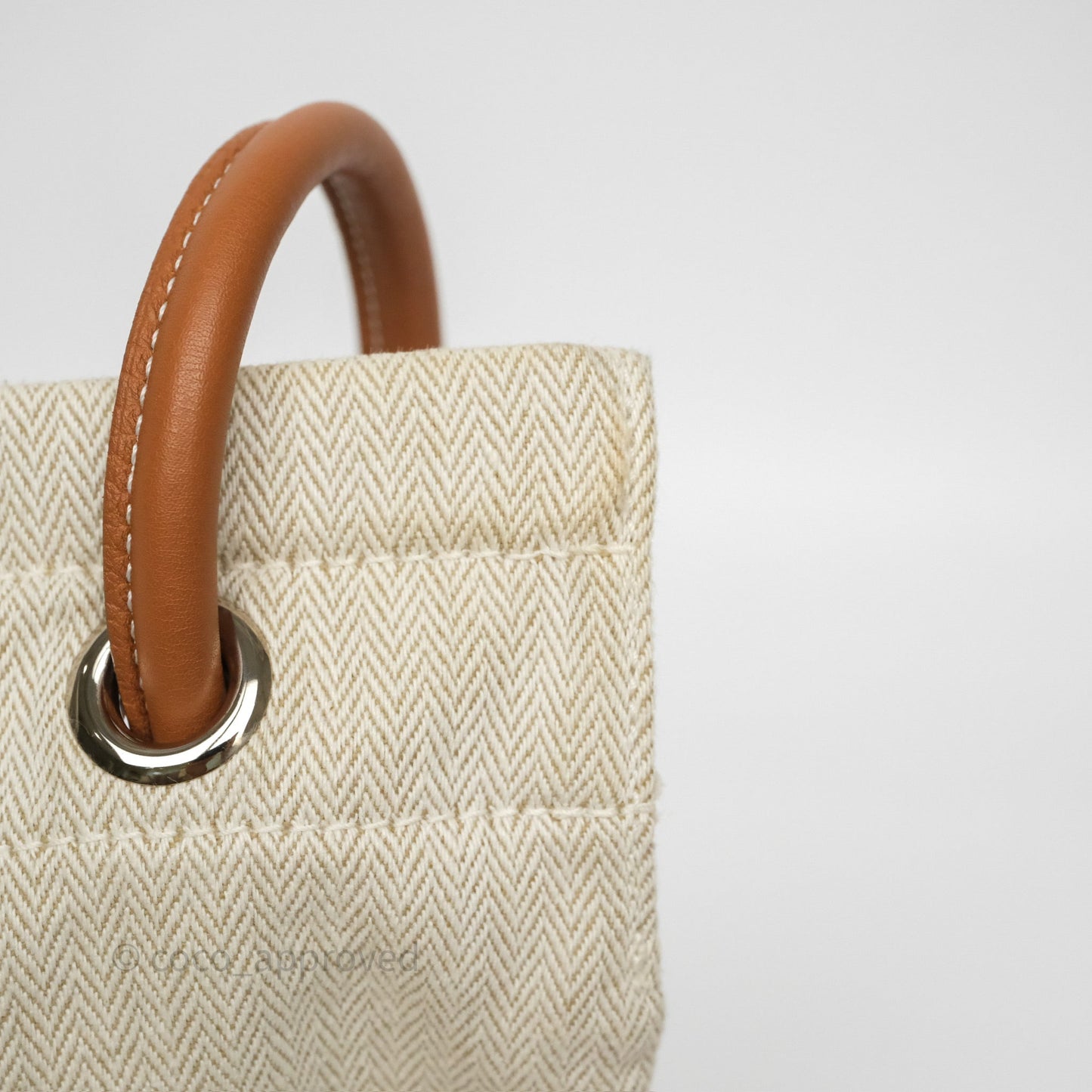 Hermès Aline Canvas Tote Bag