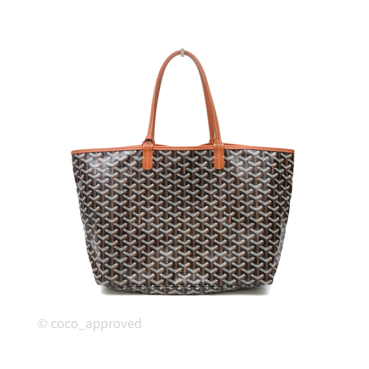 Goyard St Louis Tote PM Tan Black