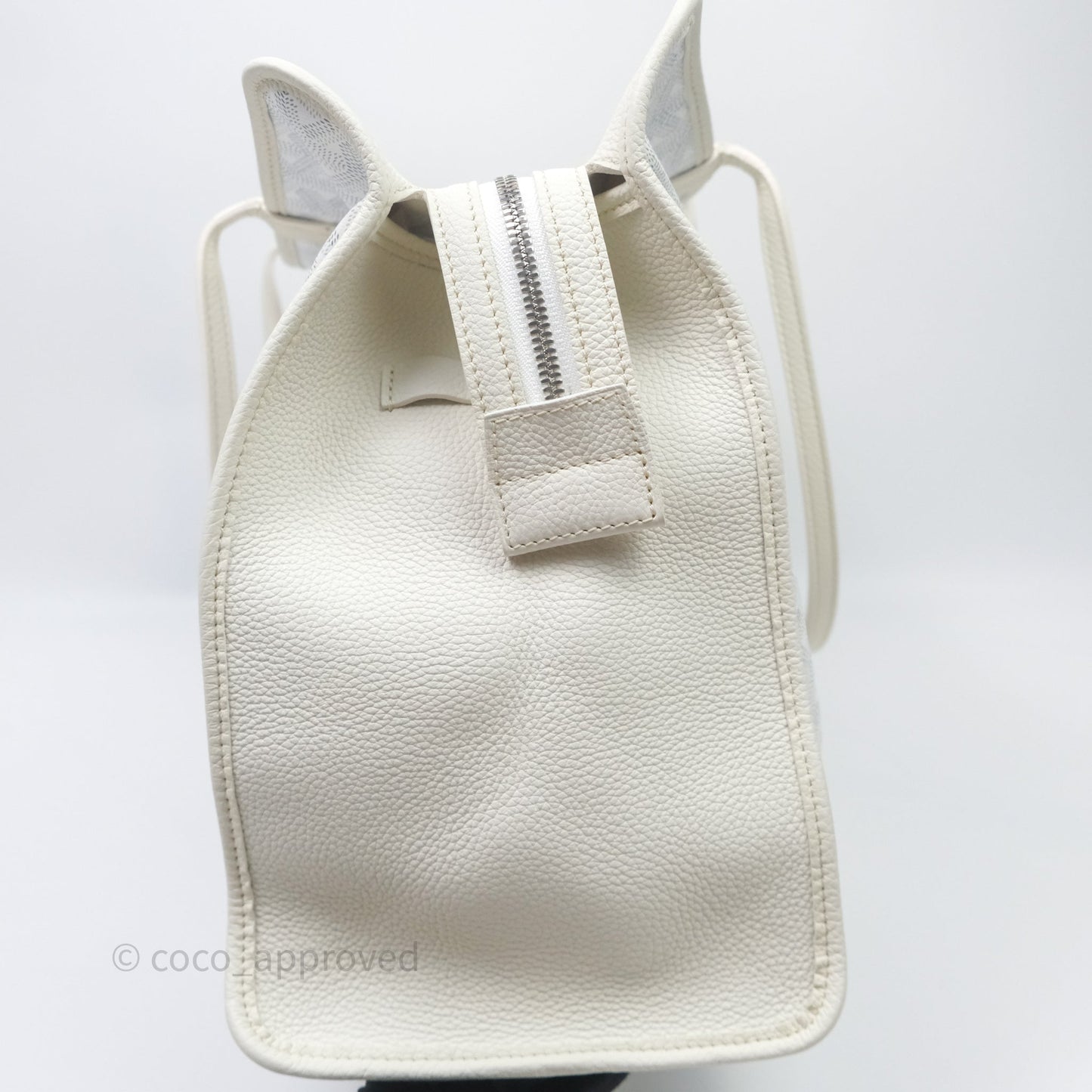 Goyard Goyardine White Sac Hardy PM
