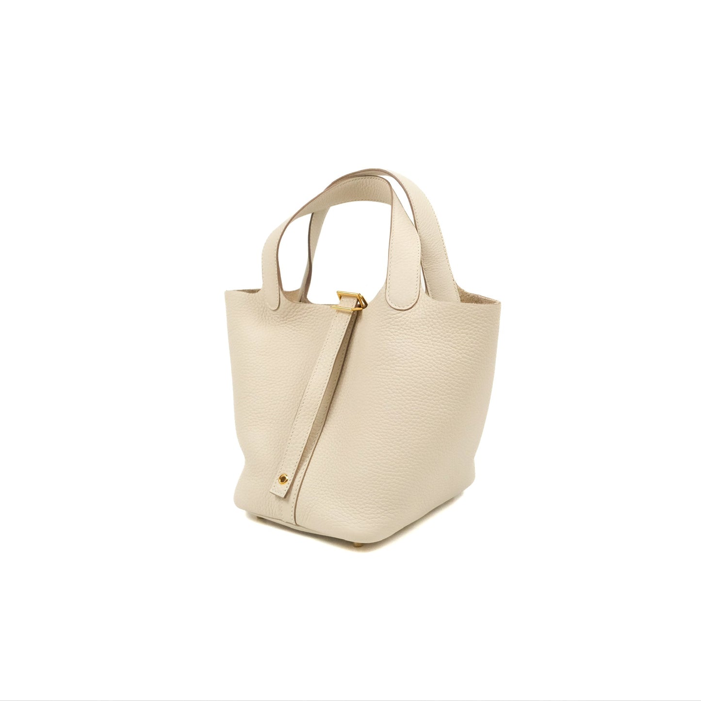 Hermès Picotin Lock 18 Craie Taurillon Clemence Gold Hardware