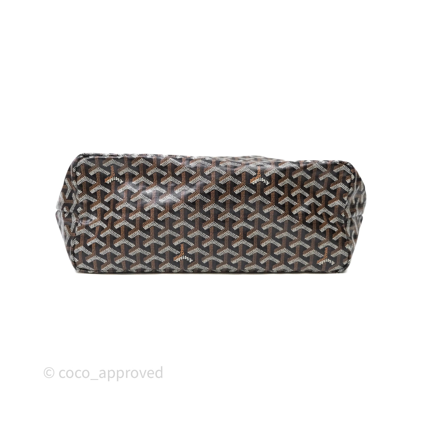 Goyard St Louis Tote PM Tan Black
