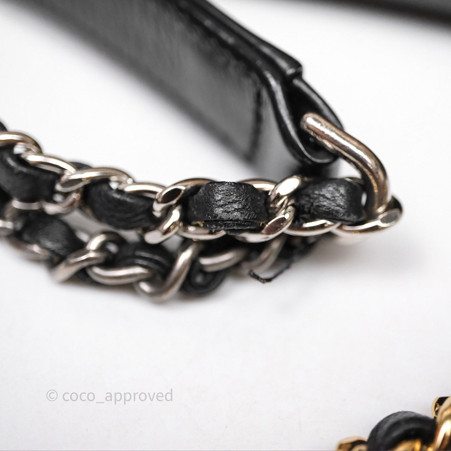 Chanel Small Gabrielle Hobo Quilted Black Beige Aged Calfskin