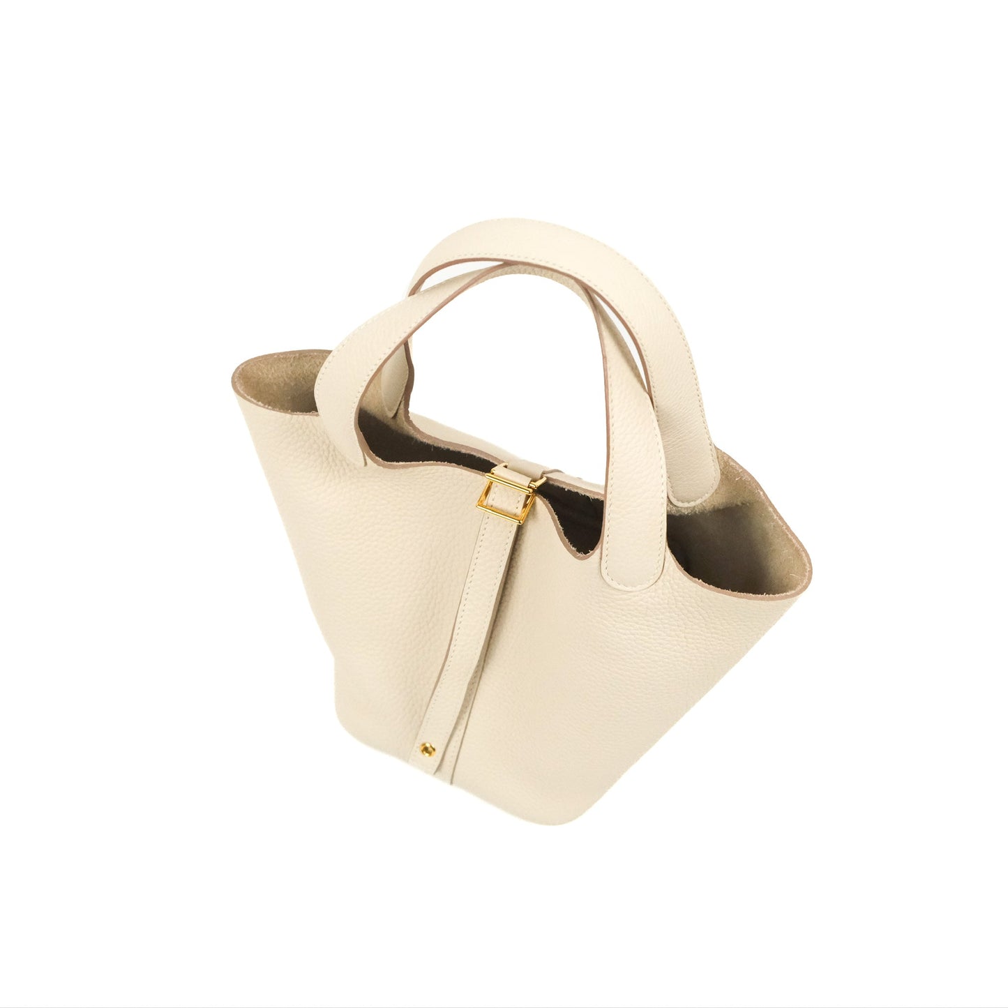 Hermès Picotin Lock 18 Craie Taurillon Clemence Gold Hardware