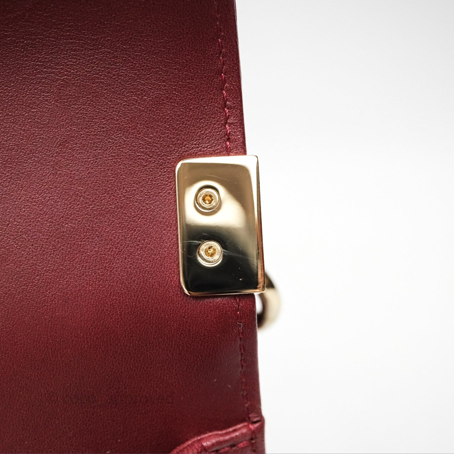 Chanel Quilted Medium Boy Dark Red Lambskin Gold Hardware