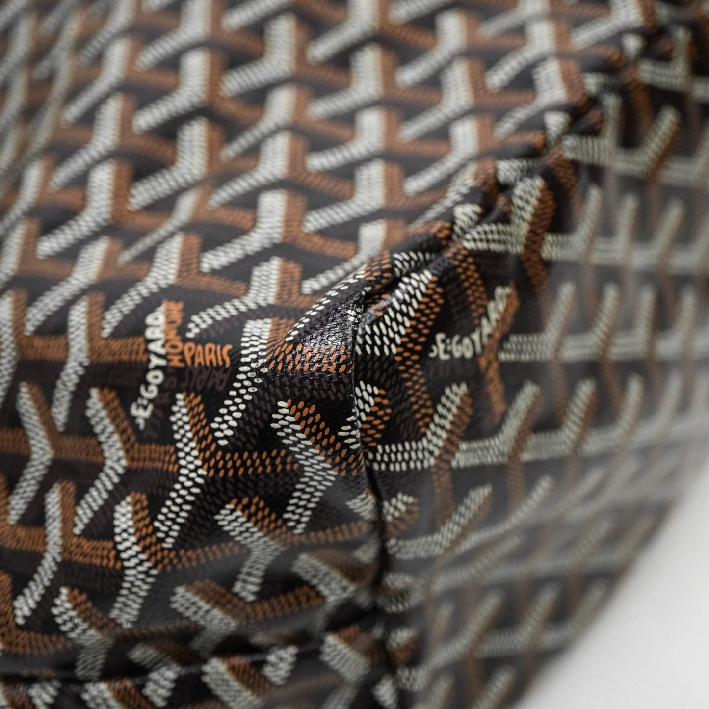 Goyard St Louis Tote PM Tan Black