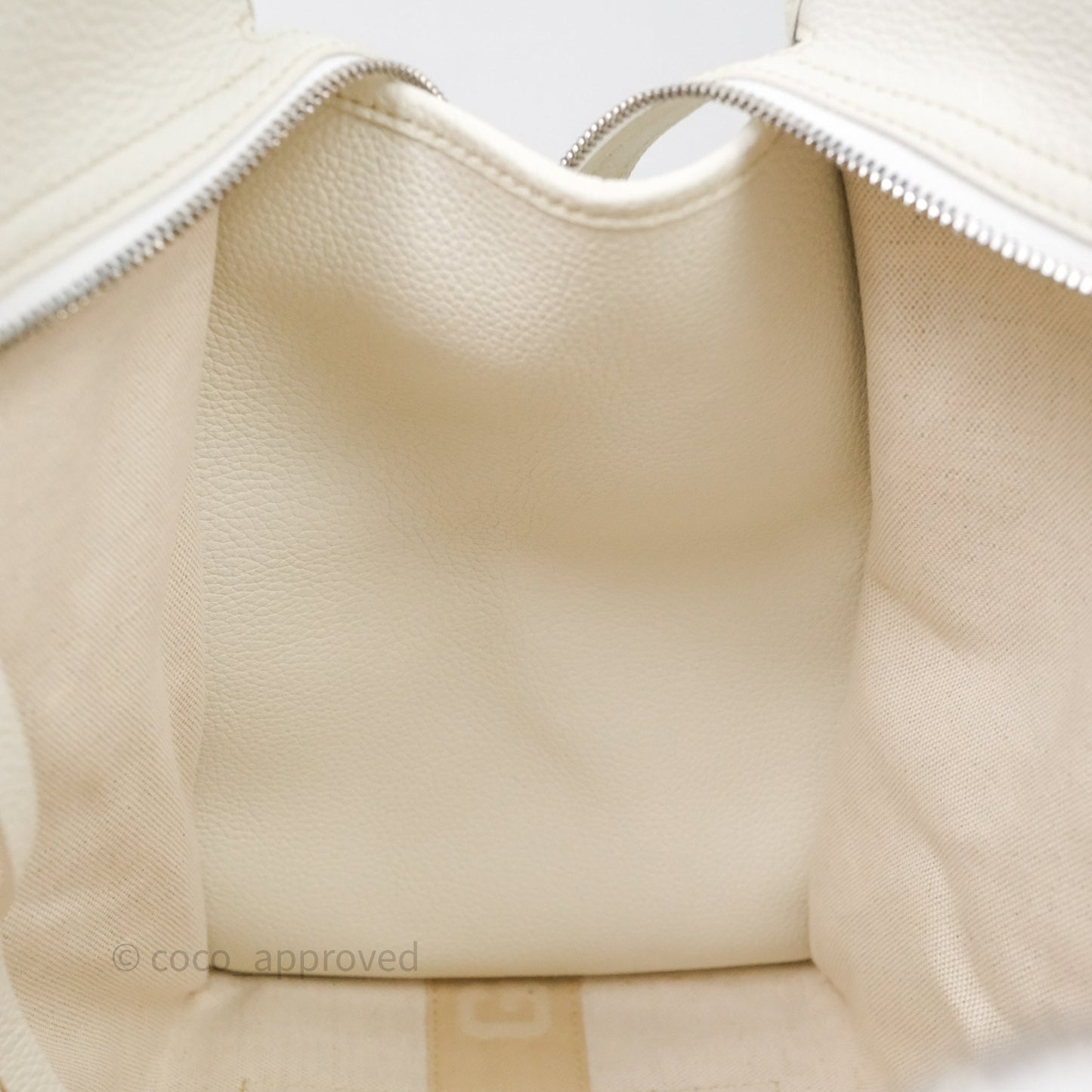 Goyard Goyardine White Sac Hardy PM