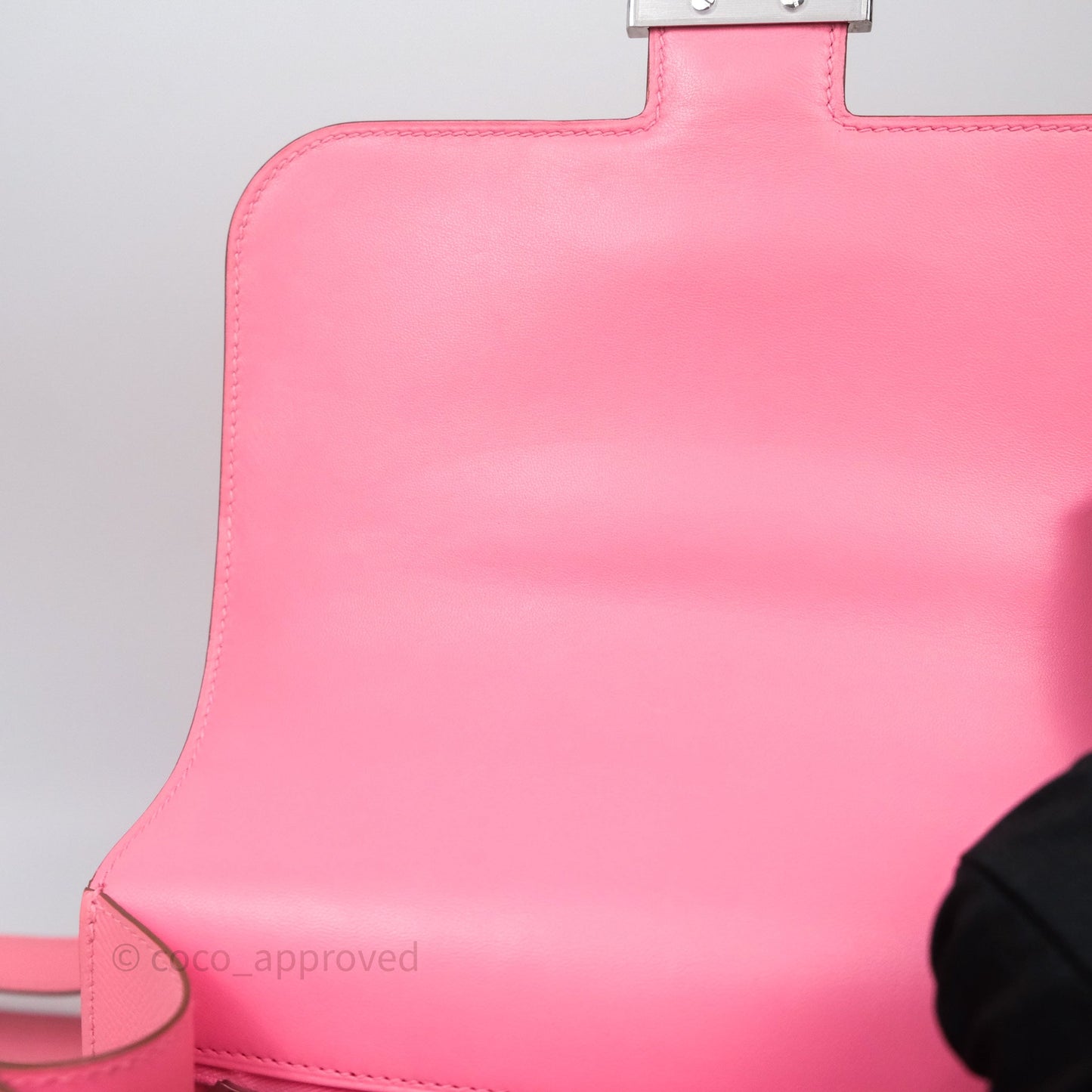 Hermès Constance 24 Rose Confetti Epsom Palladium Hardware