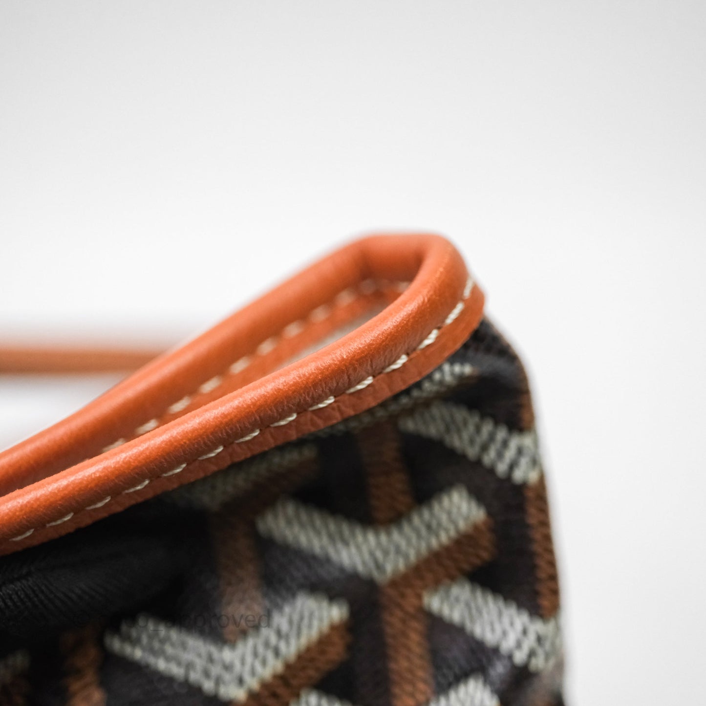 Goyard St Louis Tote PM Tan Black