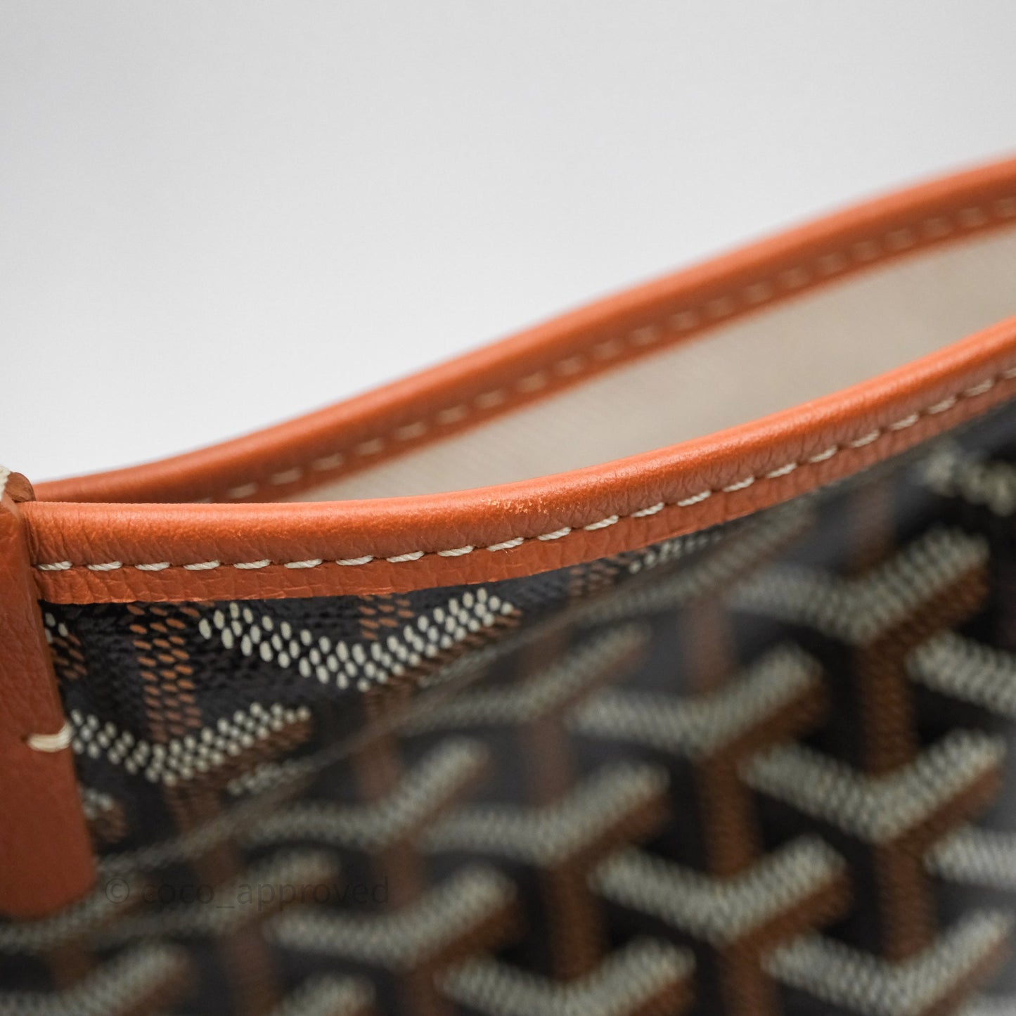 Goyard St Louis Tote PM Tan Black