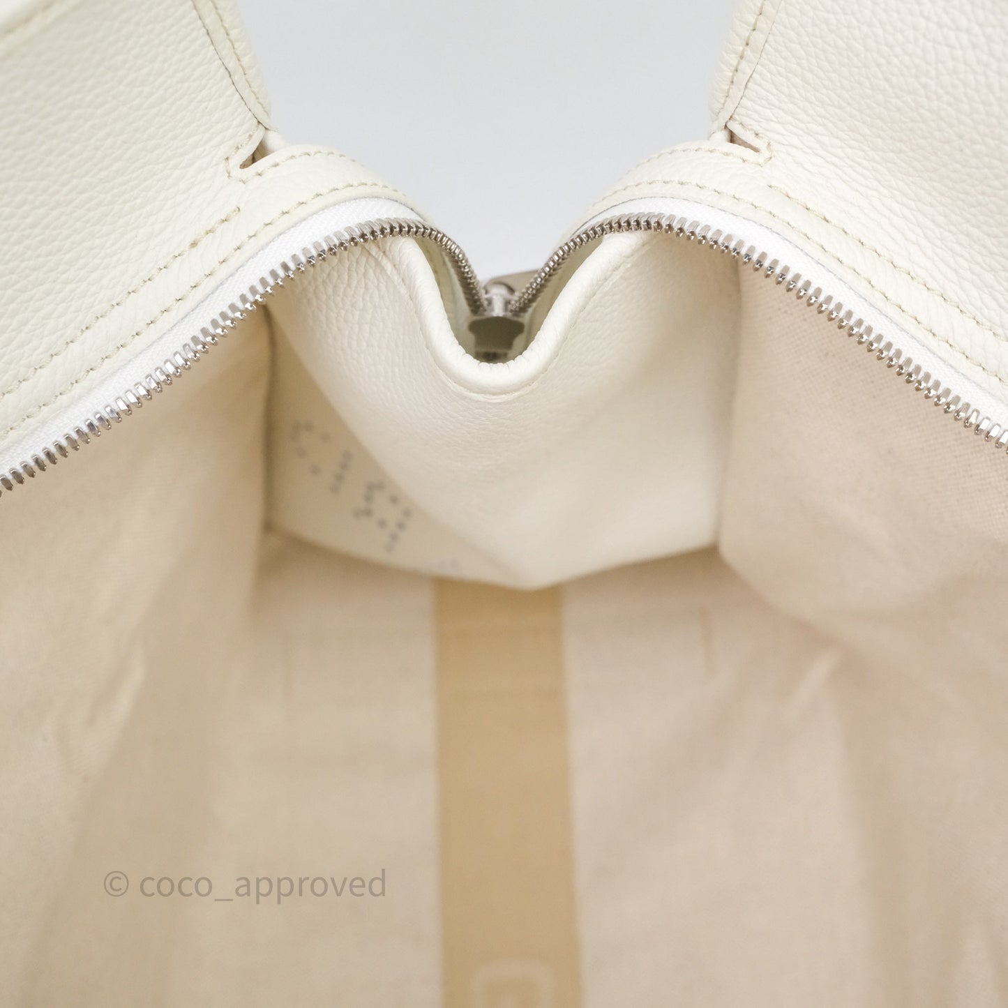 Goyard Goyardine White Sac Hardy PM