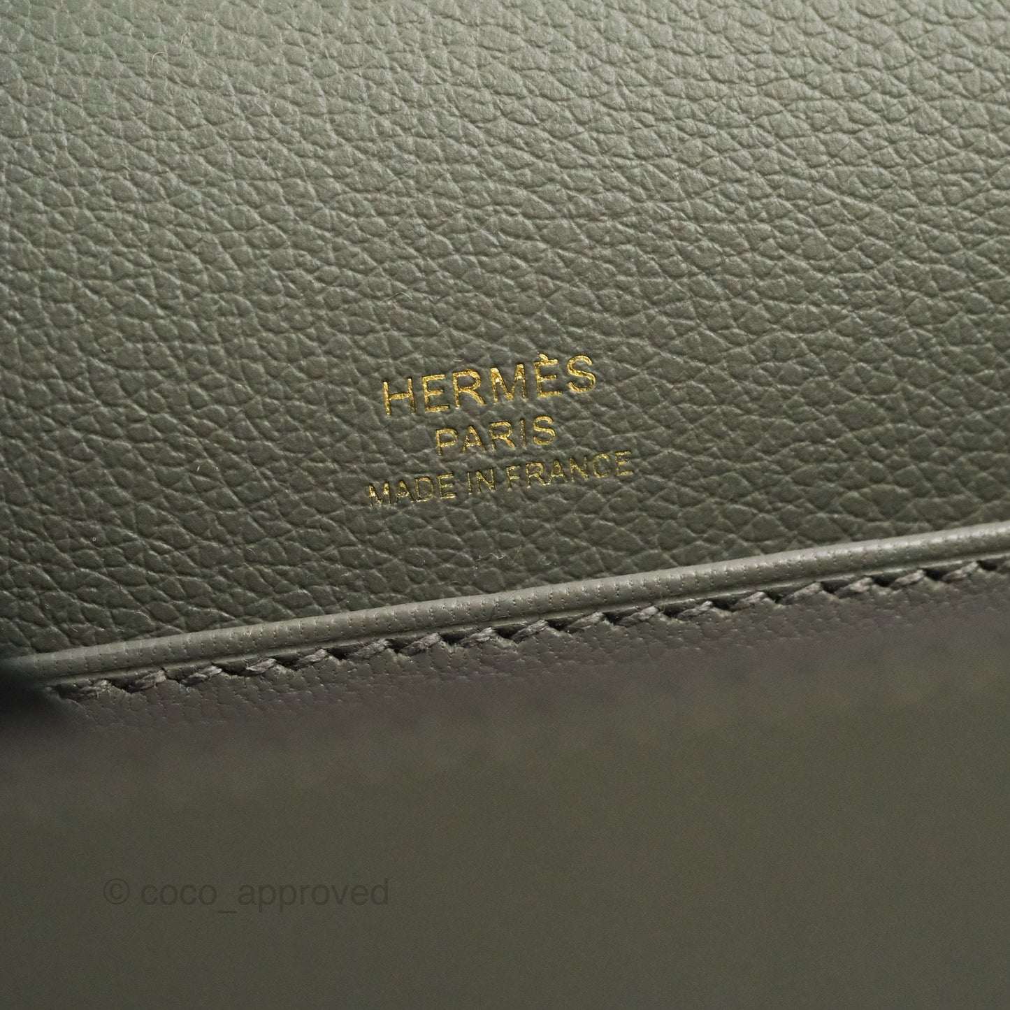 Hermès Roulis Mini 18 Gris Meyer 0L Clemence Gold Hardware