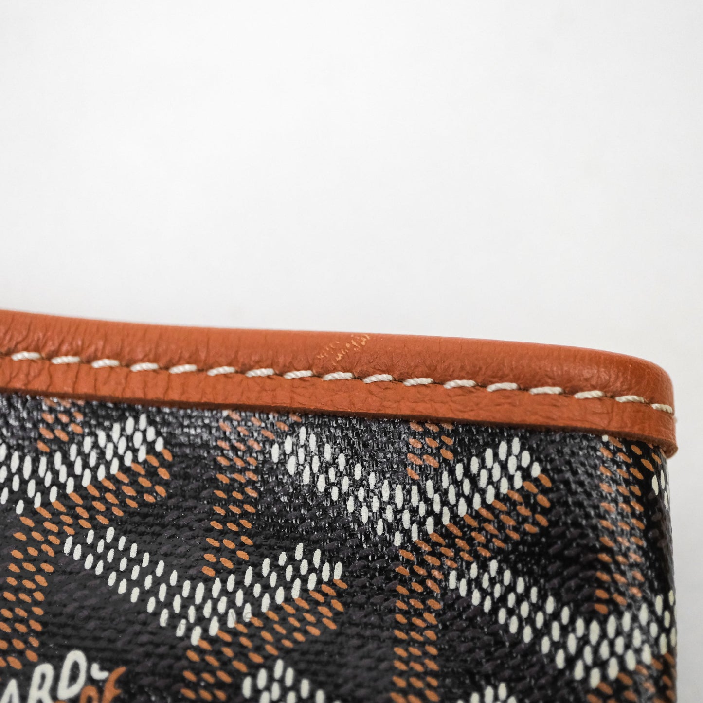 Goyard St Louis Tote PM Tan Black
