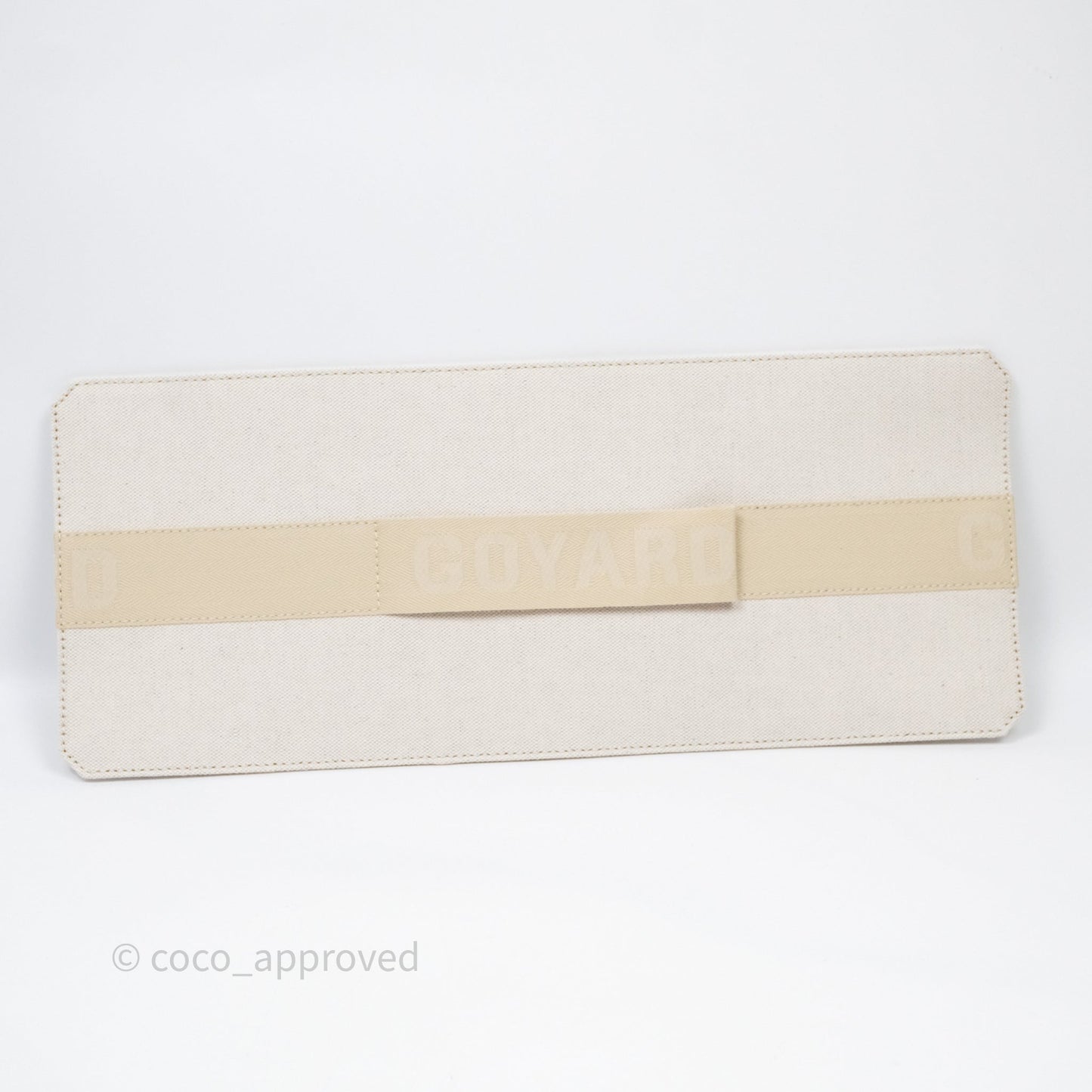 Goyard Goyardine White Sac Hardy PM
