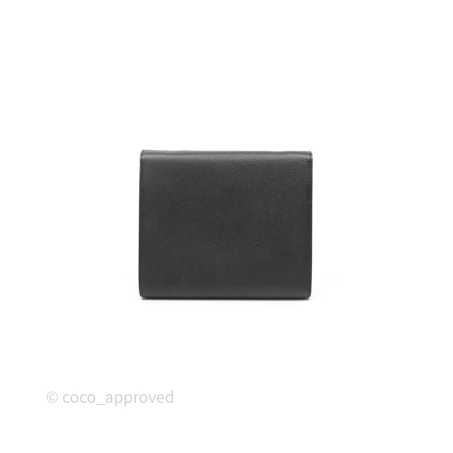 Hermès Clic 16 Wallet On Chain Noir Epsom Gold Hardware