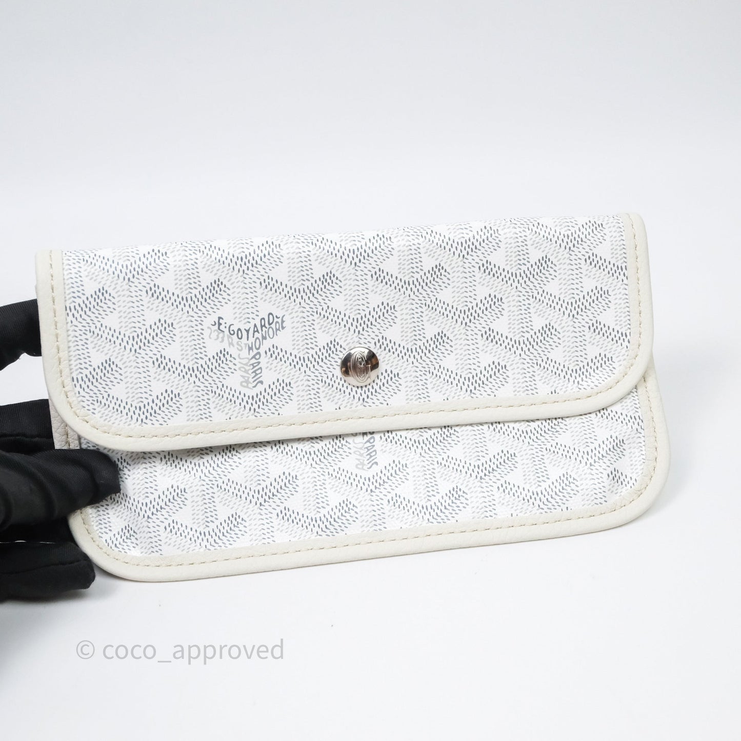 Goyard Goyardine White Sac Hardy PM