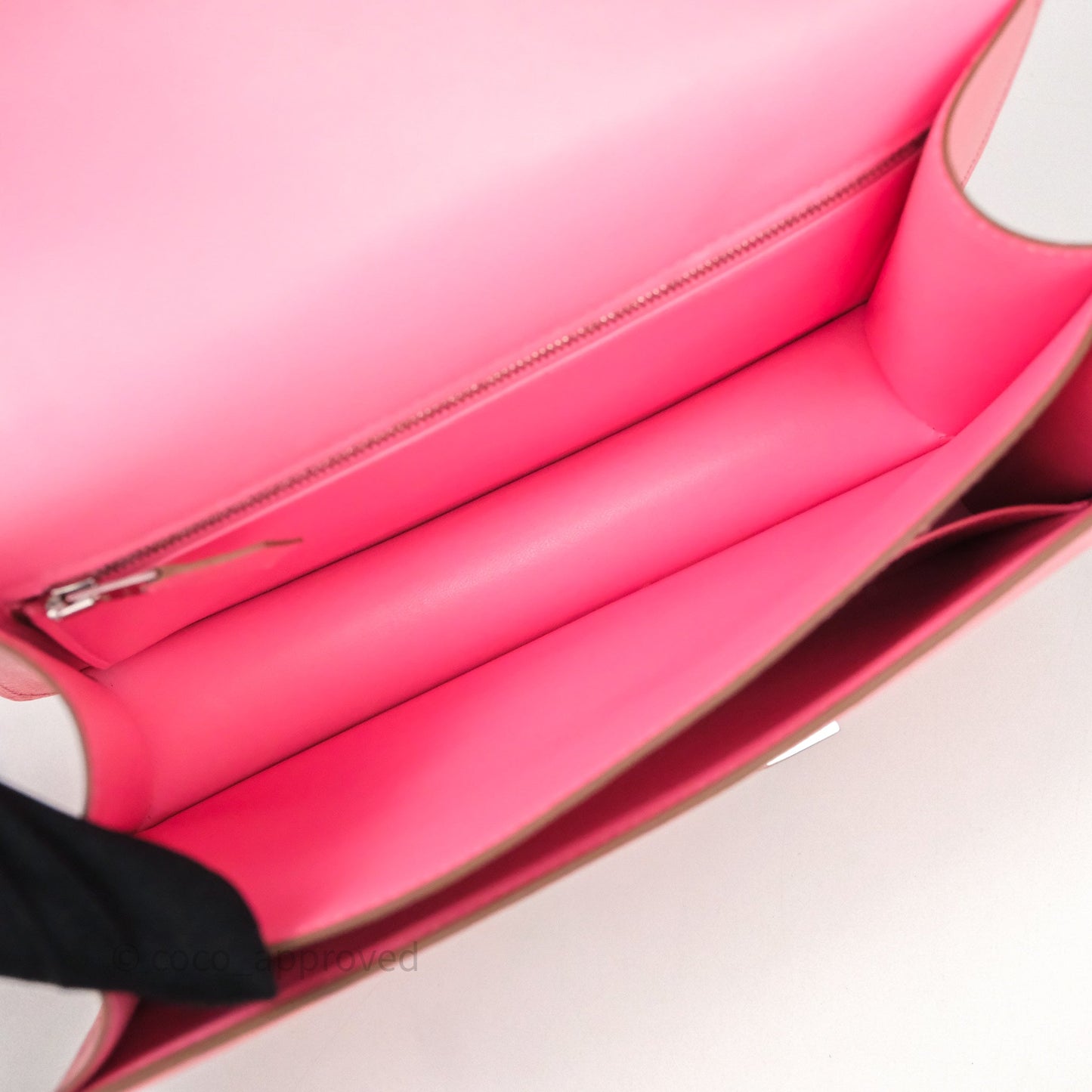 Hermès Constance 24 Rose Confetti Epsom Palladium Hardware