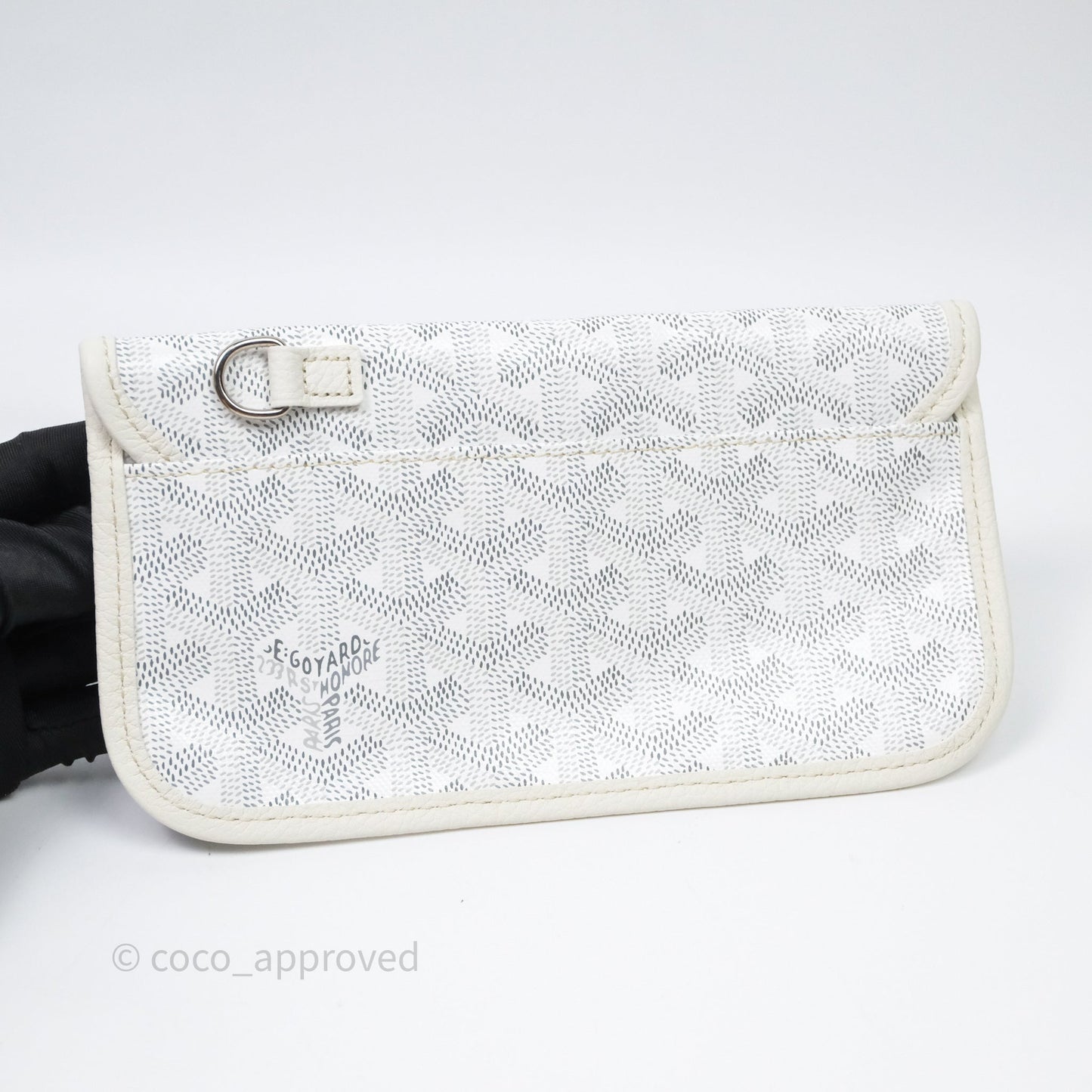 Goyard Goyardine White Sac Hardy PM