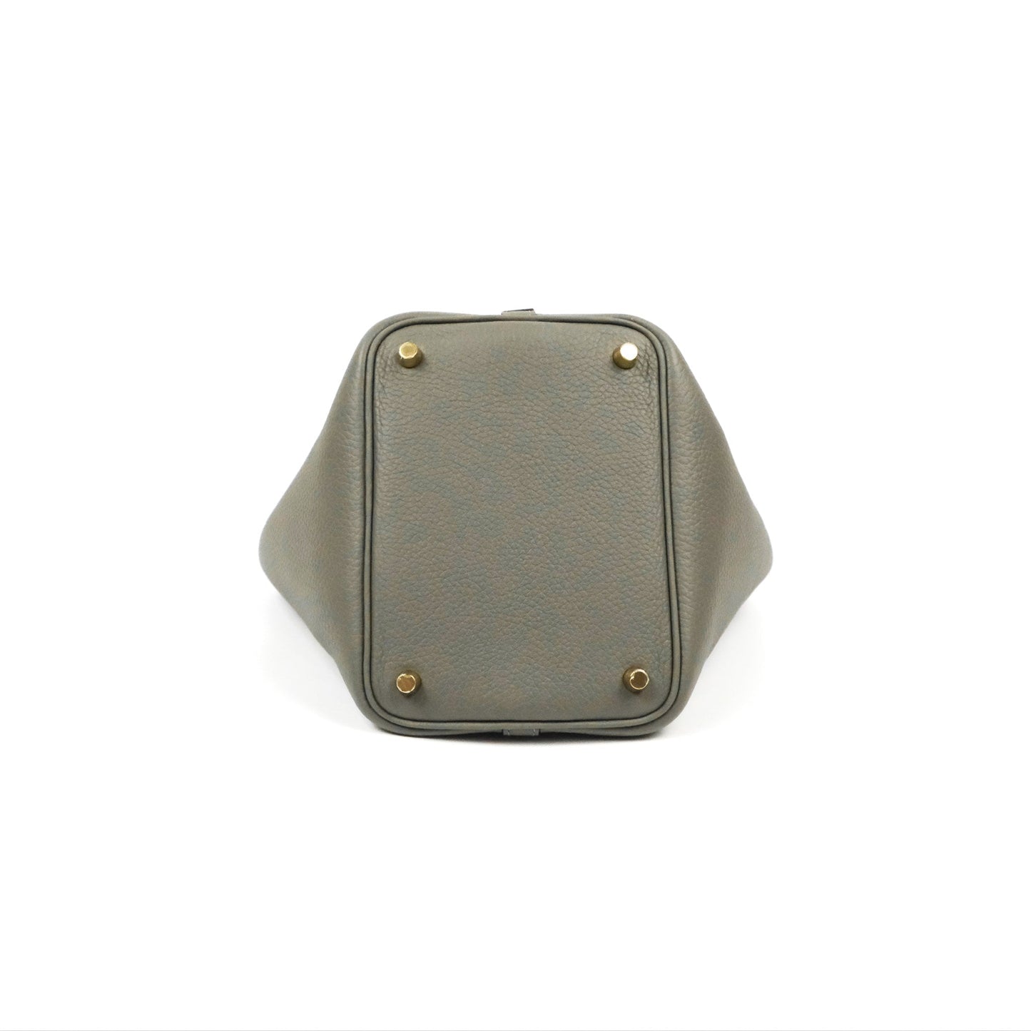 Hermès Picotin Lock 18 Gris Meyer 0L Taurillon Clemence Gold Hardware