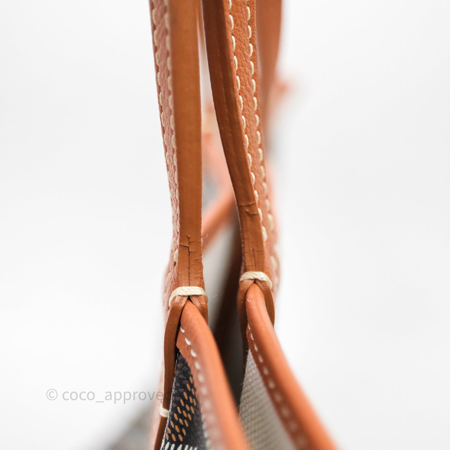 Goyard St Louis Tote PM Tan Black